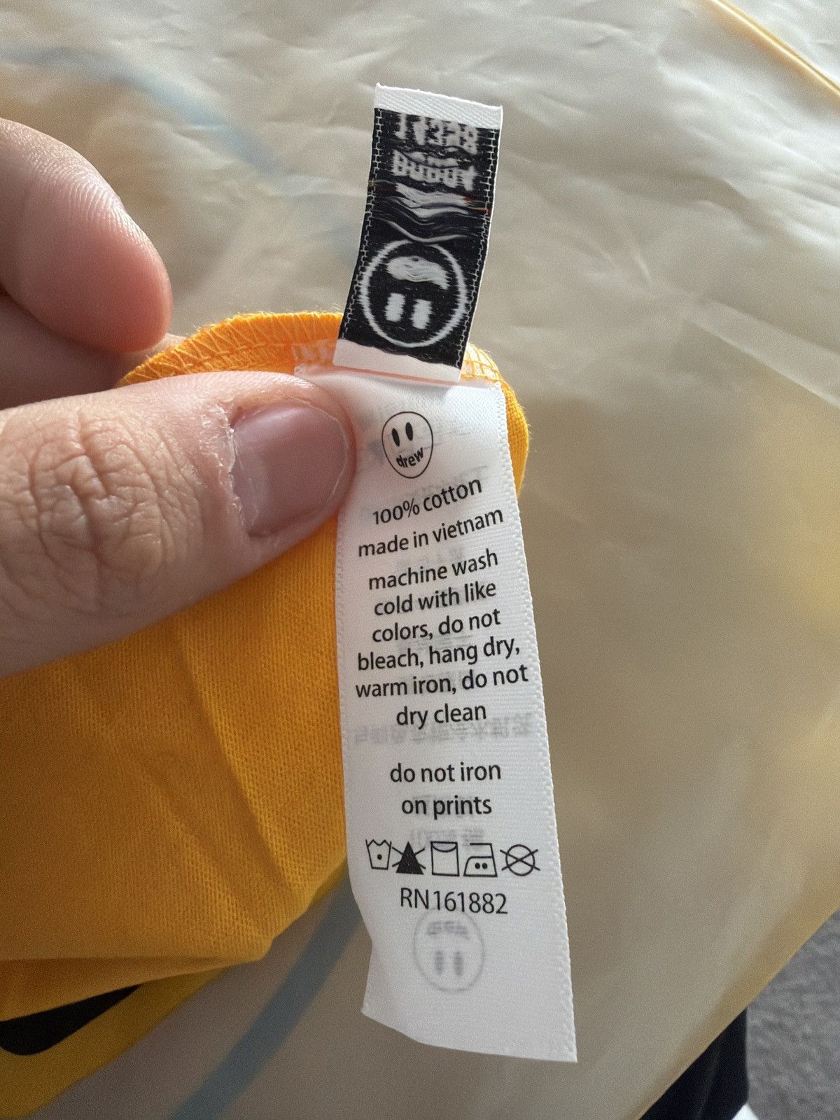 Drew House Drew House Mascot Tee Golden Yellow NWT Small Size US S / EU 44-46 / 1 - 9 Thumbnail