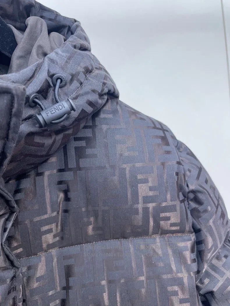 Fendi Fendi All-Over Printed Fleece Jacket Size M / US 6-8 / IT 42-44 - 3 Thumbnail