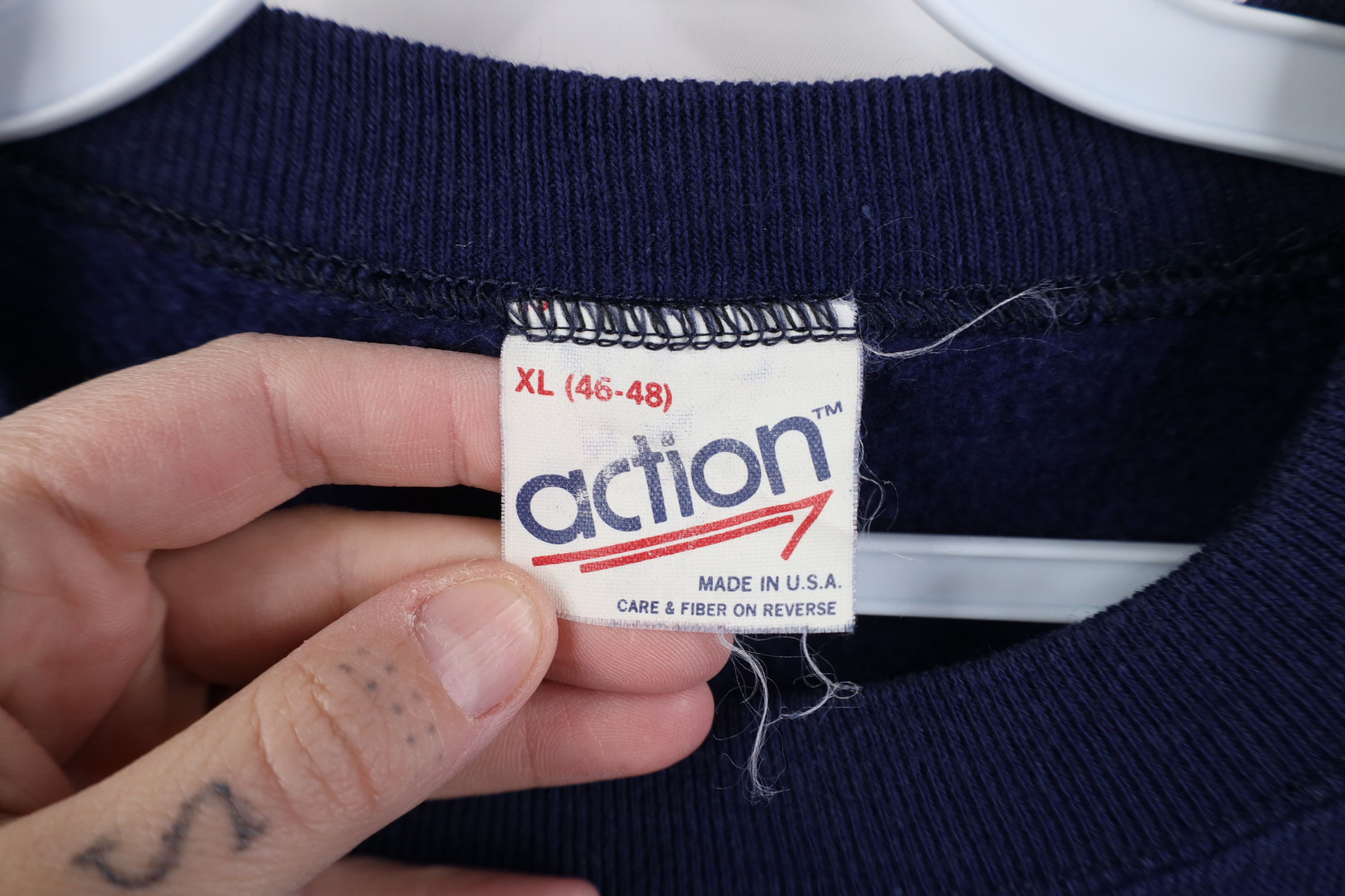 Vintage Vintage 70s 80s Streetwear Boxy Fit Raglan Sweatshirt USA Size US XL / EU 56 / 4 - 5 Thumbnail