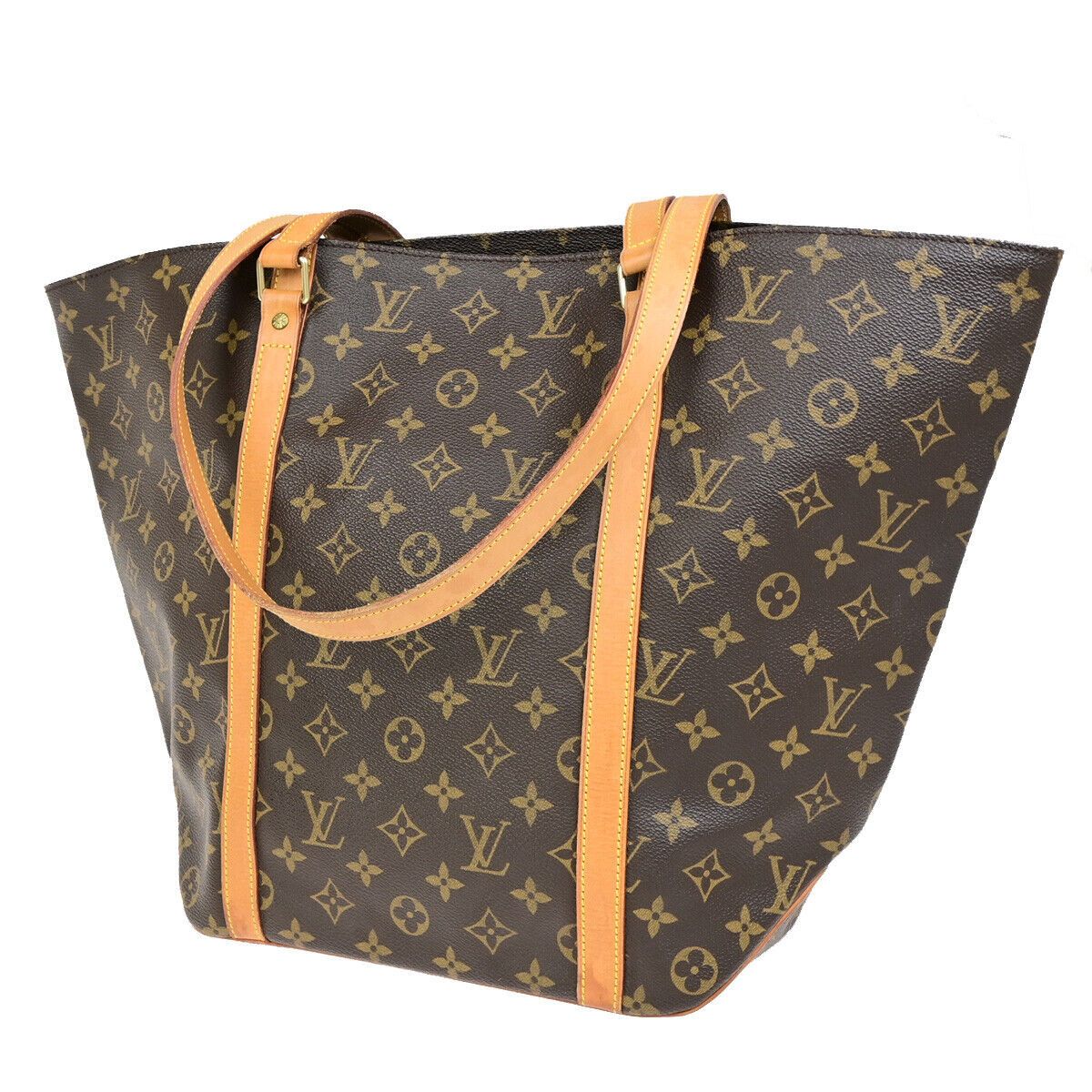 Louis Vuitton Shopping Brown Canvas Shoulder Bag (Pre-Owned) Size ONE SIZE - 1 Thumbnail