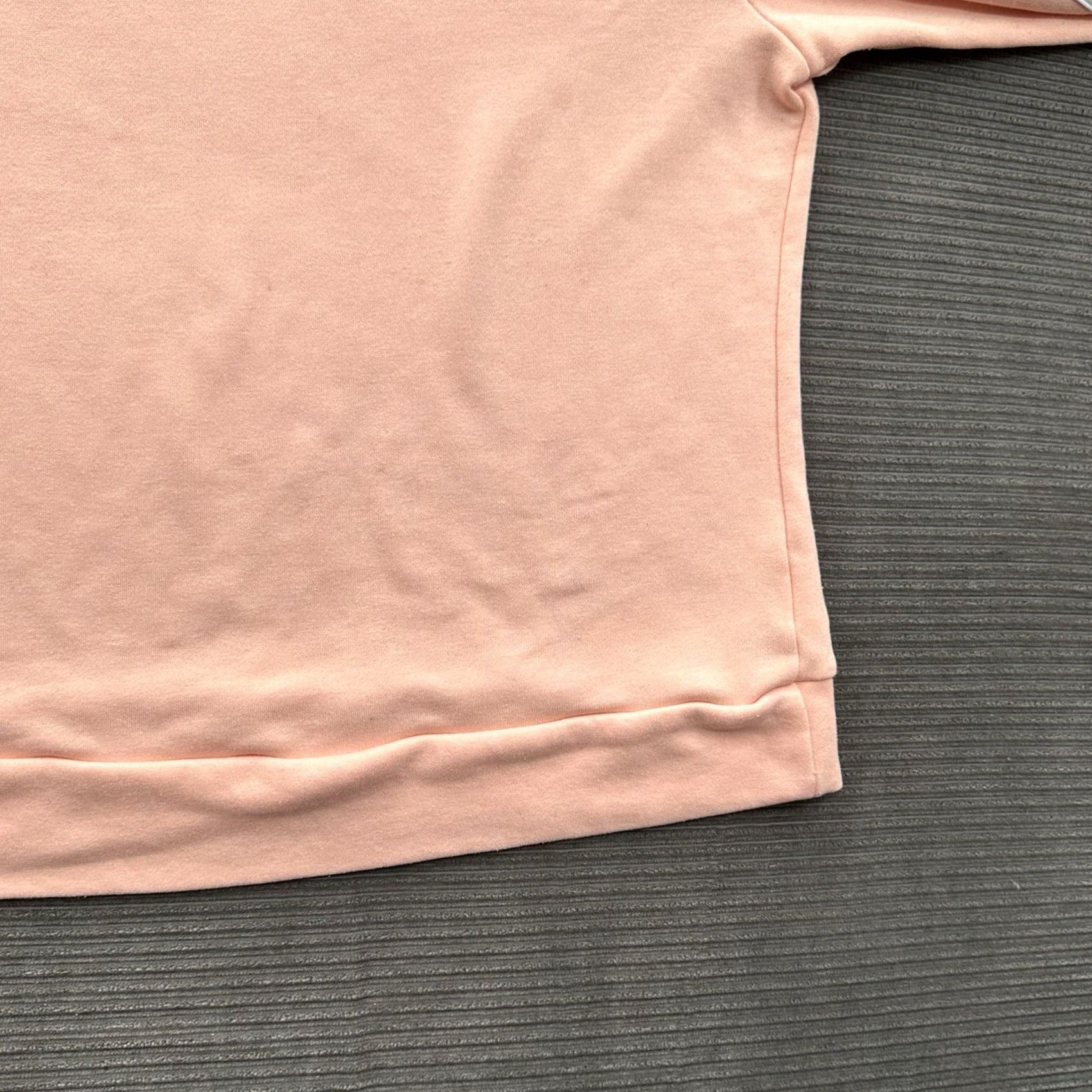 Adidas Adidas Sweatshirt Women Large Peach Orange Polyester 3 Stripe Pullover Crewneck Logo Size L / US 10 / IT 46 - 7 Thumbnail