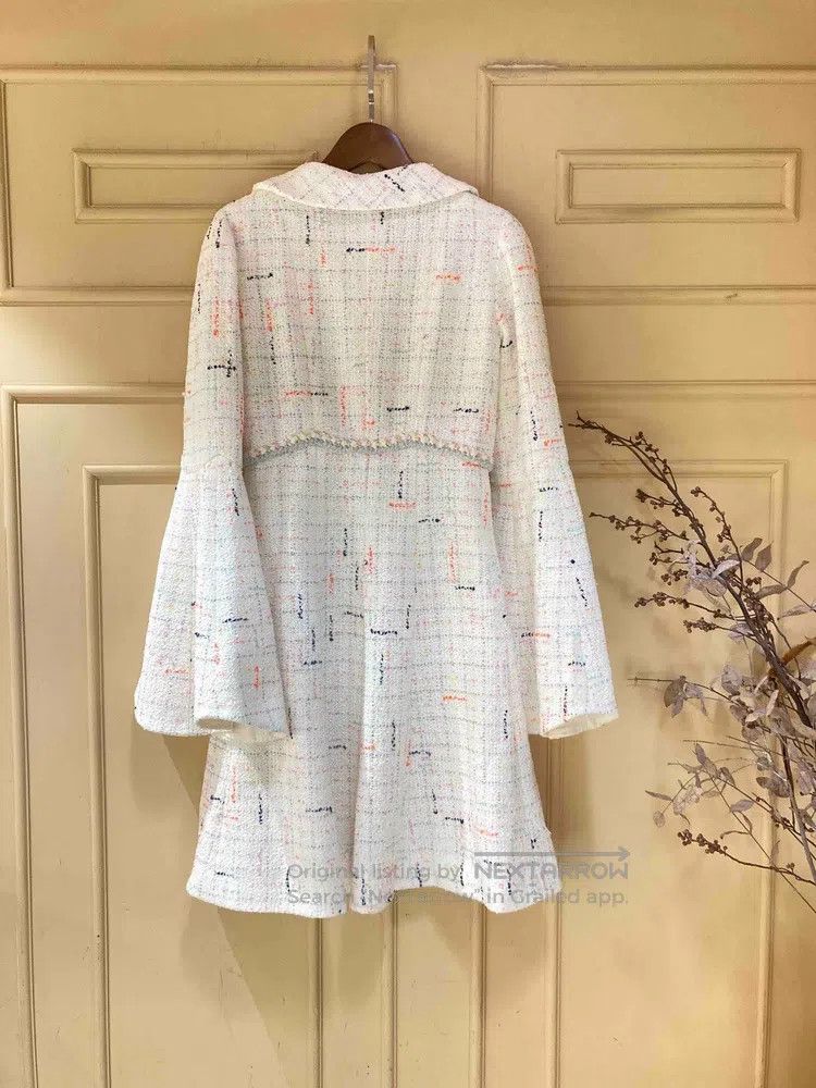 Chanel Chanel White sequin embroidered dress Size XXS / US 00 / IT 34 - 2 Thumbnail