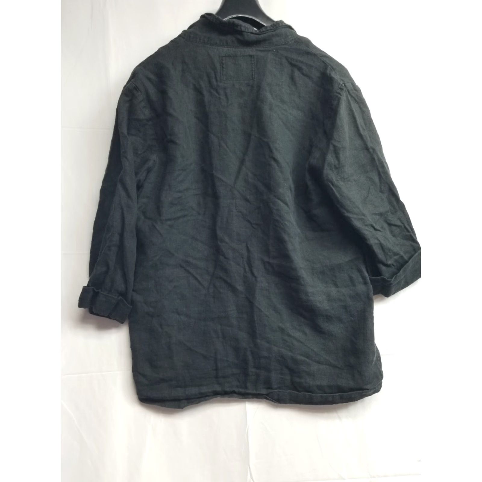 Sugar Sugar Candy Mountain Blazer Womens XS Jacket Linen Solid Long Sleeve Button Pockets 100% Blazer Coat Light Size XS / US 0-2 / IT 36-38 - 2 Thumbnail