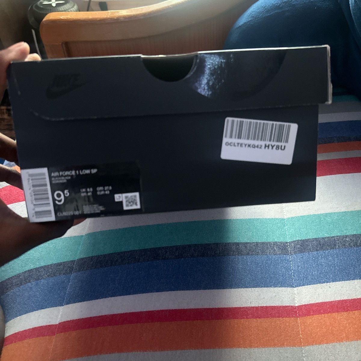 Nike × Supreme Black Supreme Forces Size US 9.5 / EU 42-43 - 7 Thumbnail