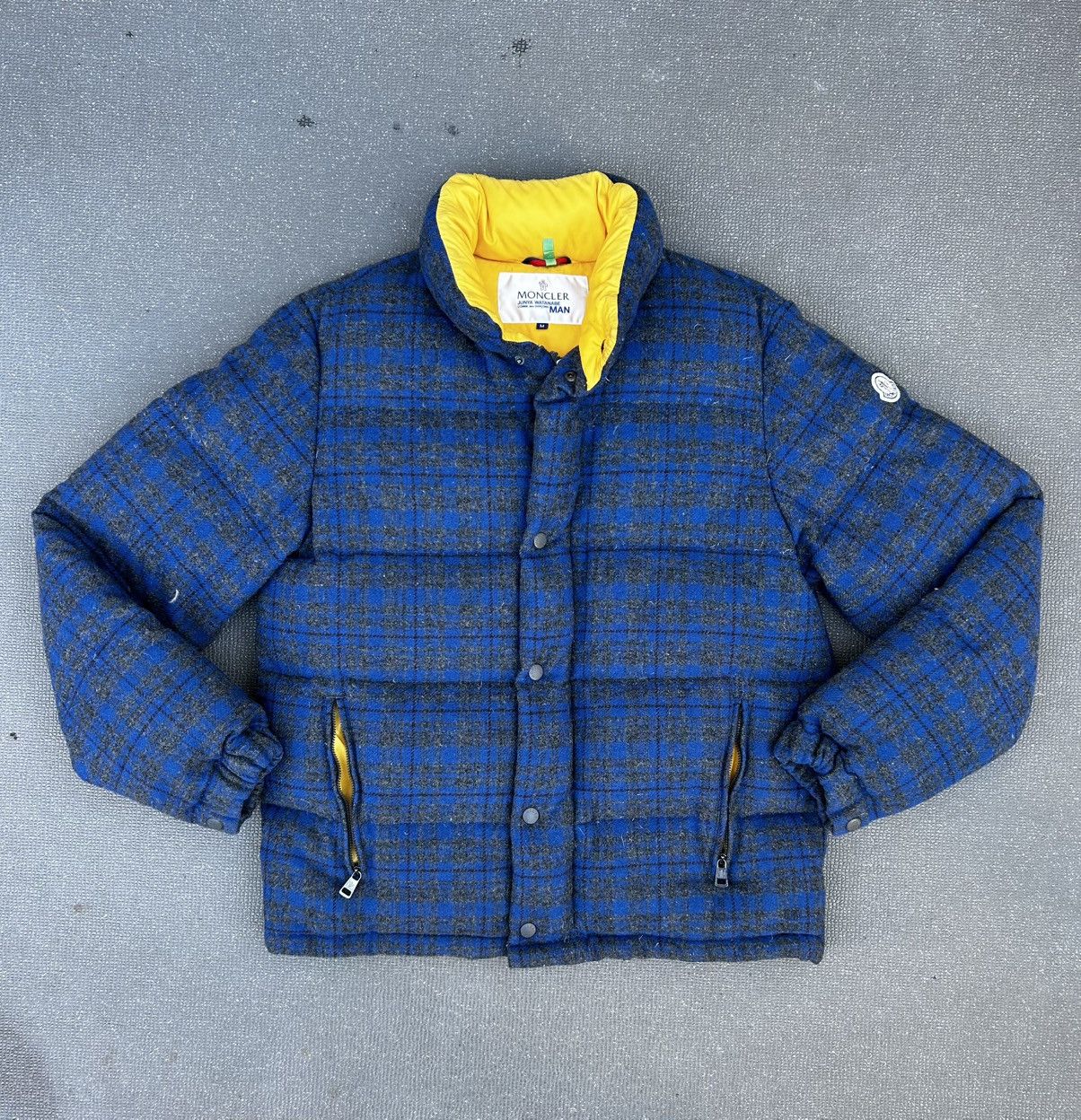 Junya Watanabe × Moncler Moncler x Junya Watanabe plaid puffer