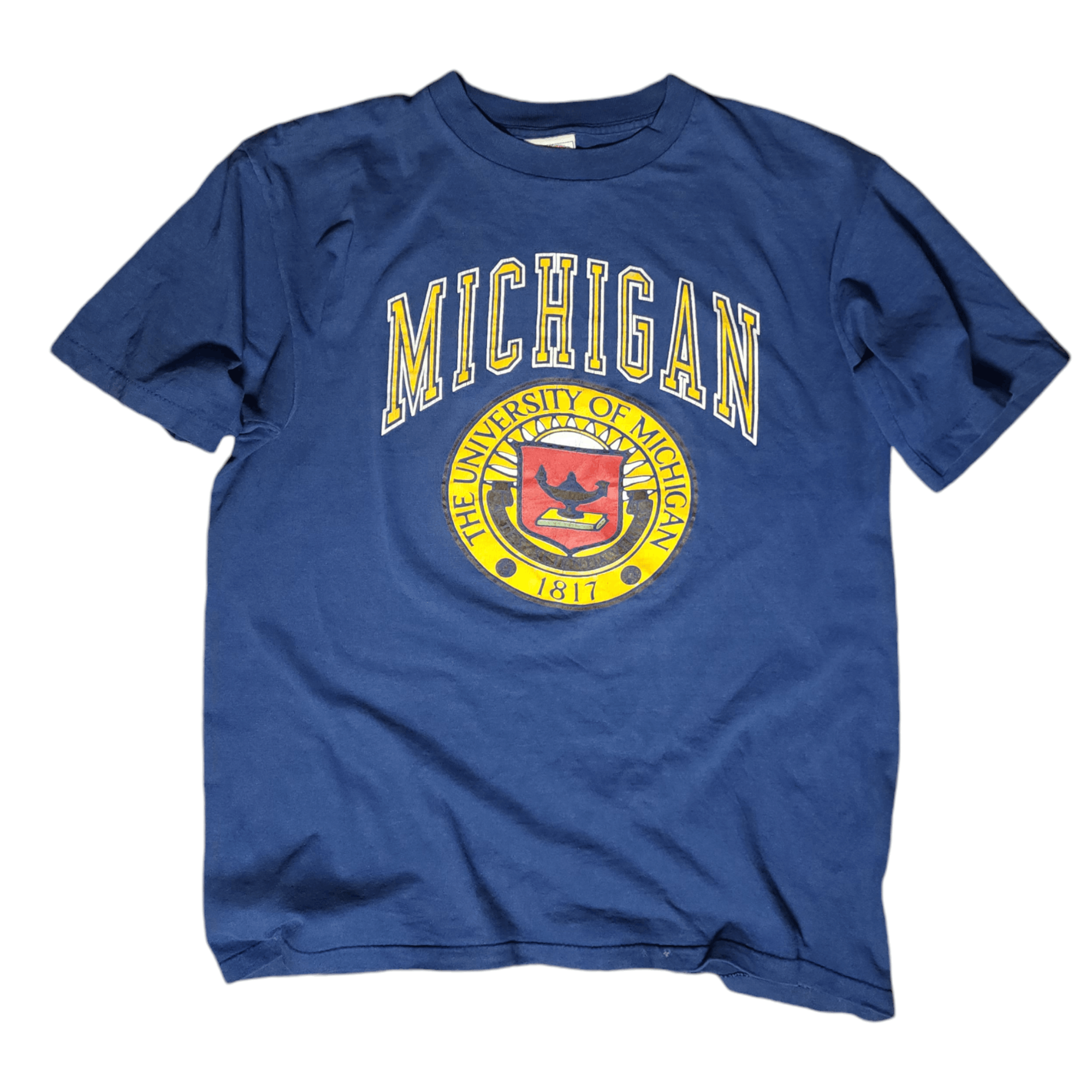 Nutmeg × Vintage Vintage 90s The University of Michigan XL shirt Nutmeg Tees Size US XL / EU 56 / 4 - 1 Thumbnail