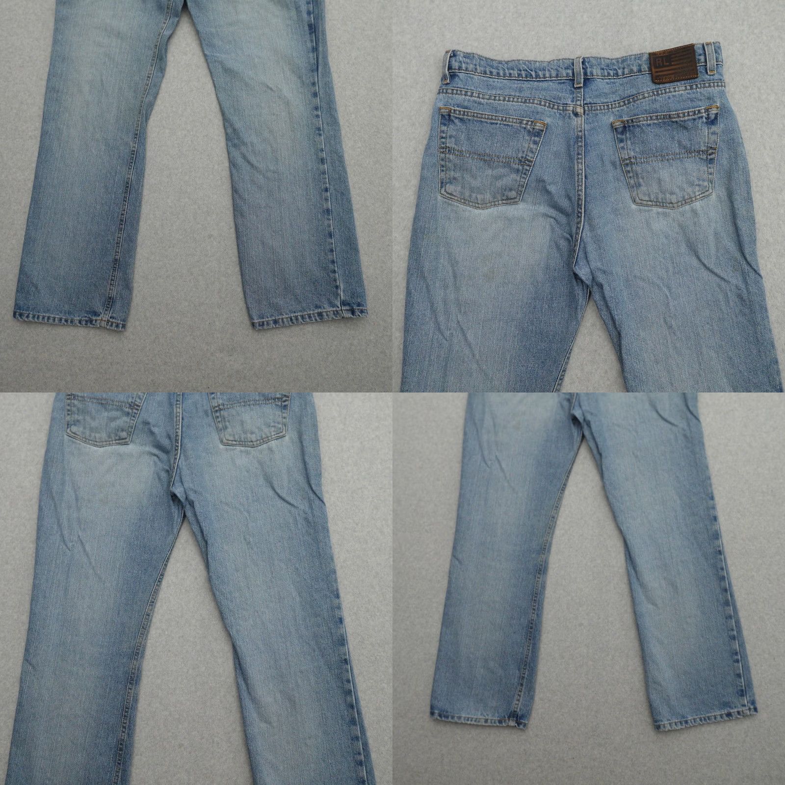 Ralph Lauren VINTAGE Ralph Lauren Jeans Womens 14 Bootcut Denim Light Blue 14 (14x28) Measurements in Pictures Womens Size 36" / US 14 / IT 50 - 9 Thumbnail
