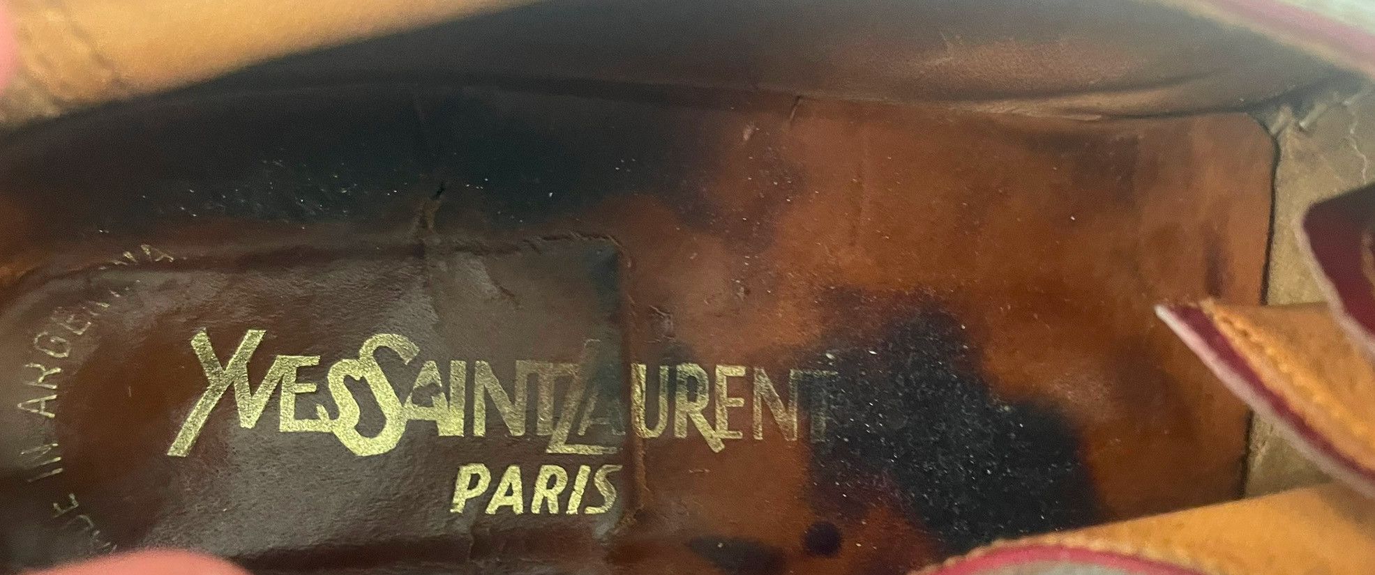 Vintage × Yves Saint Laurent Vintage Yves Saint Laurent Mens Size 12 Brown Loafers Size US 12 / EU 45 - 8 Thumbnail
