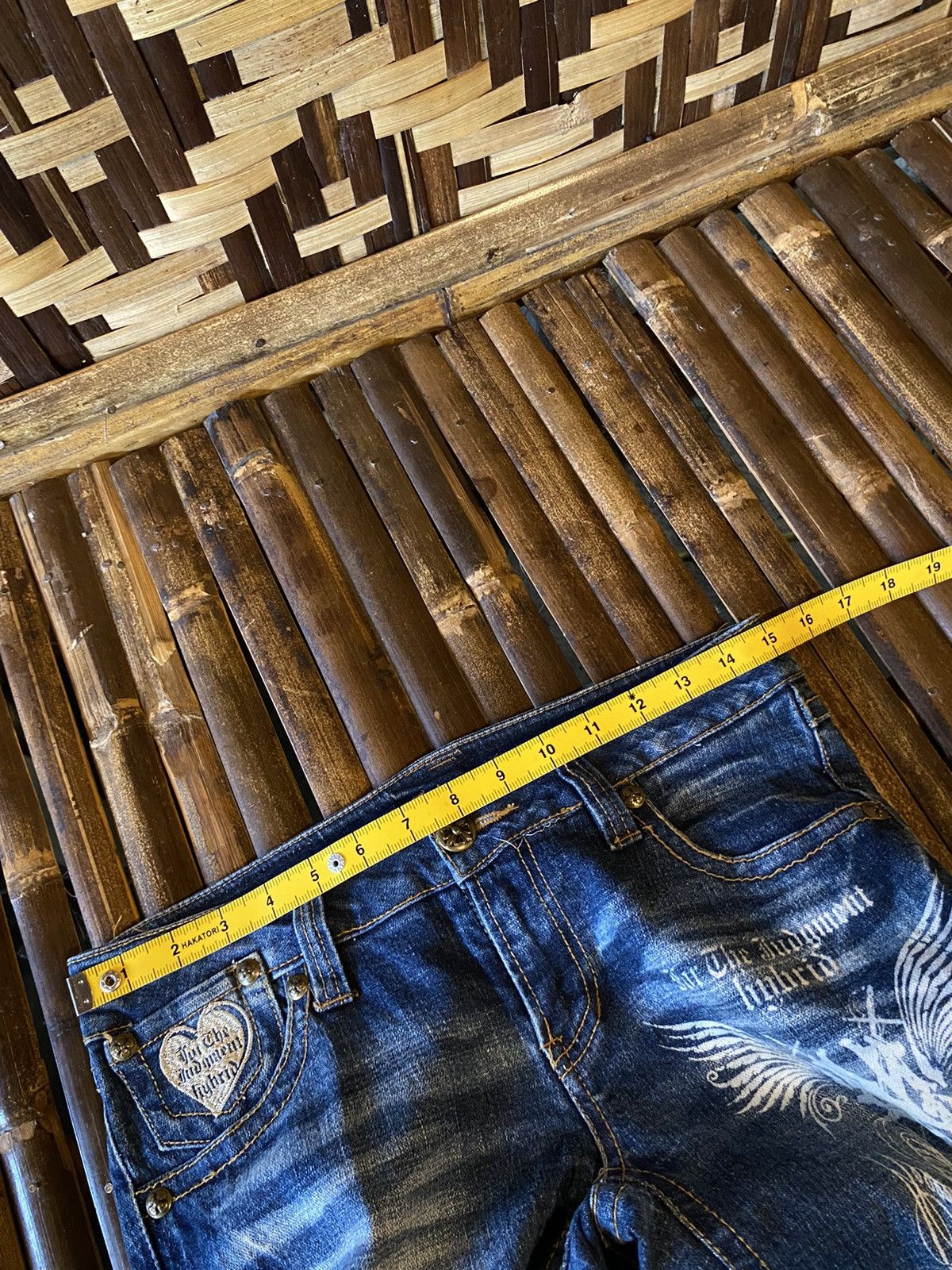 SKY BOMBER DENIM PANTS