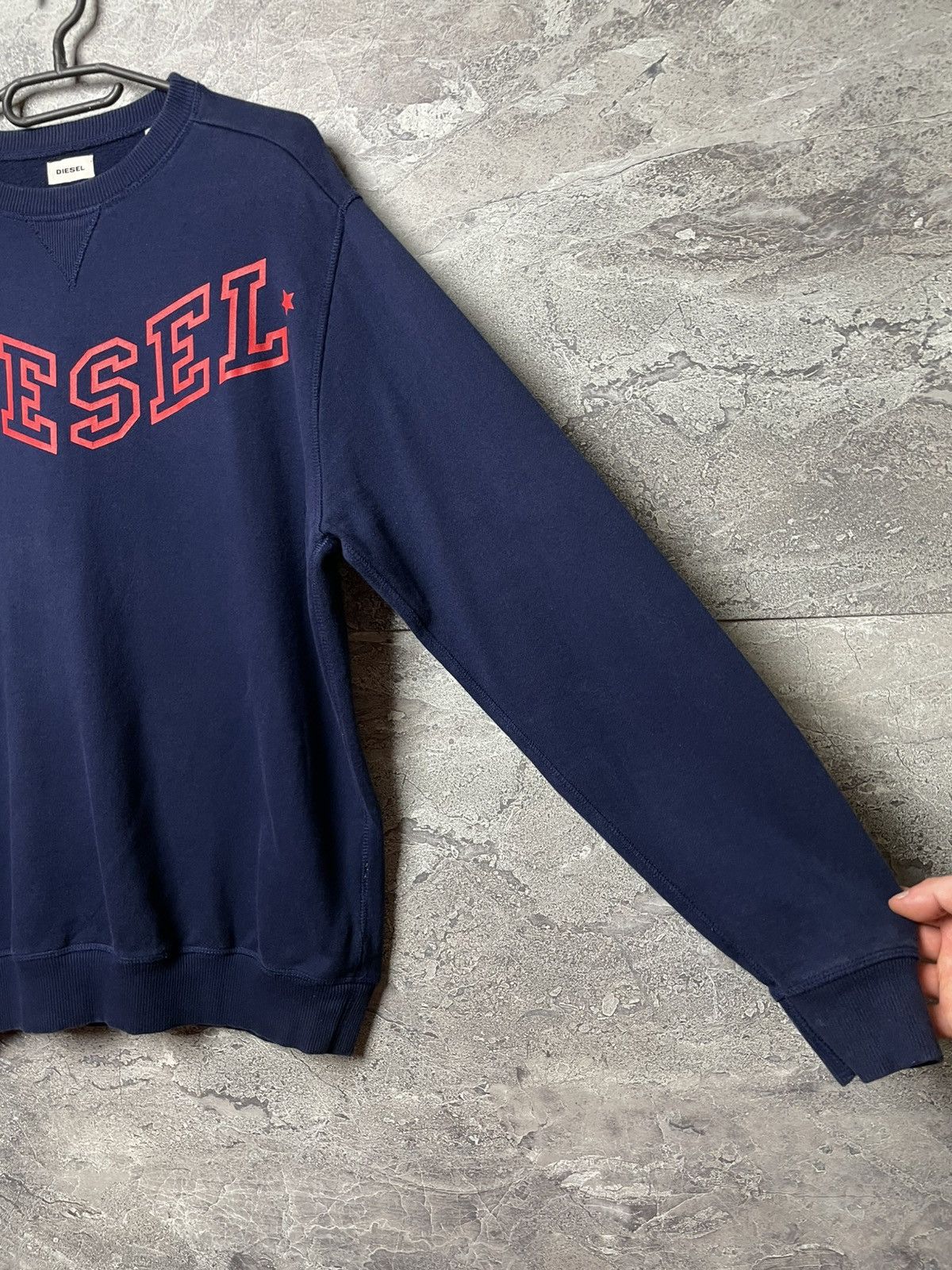 Diesel Diesel Big Logo Sweatshirt Crew Neck Size US L / EU 52-54 / 3 - 3 Thumbnail