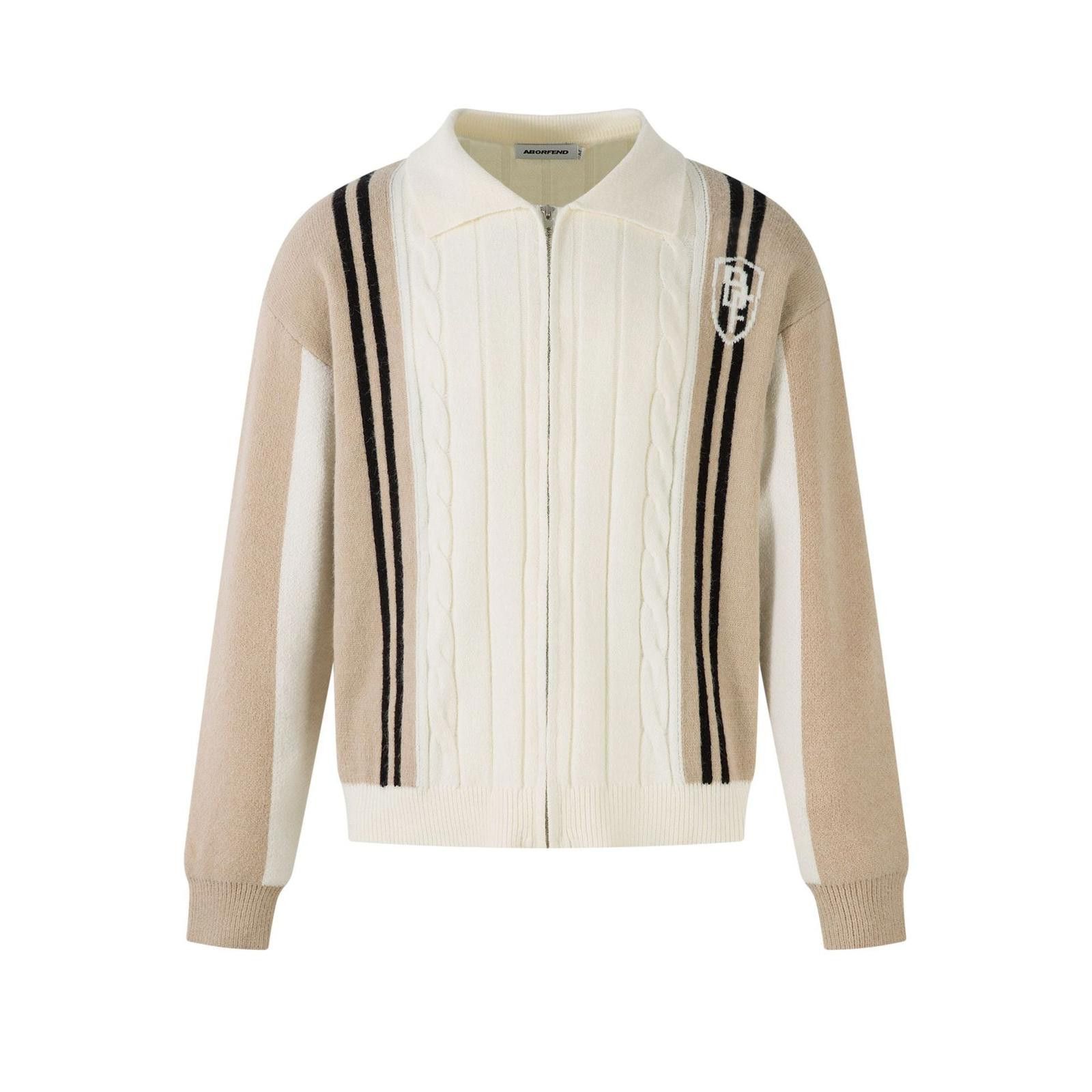 Japanese Brand Color Block Knit Cardigan Size US M / EU 48-50 / 2 - 6 Thumbnail