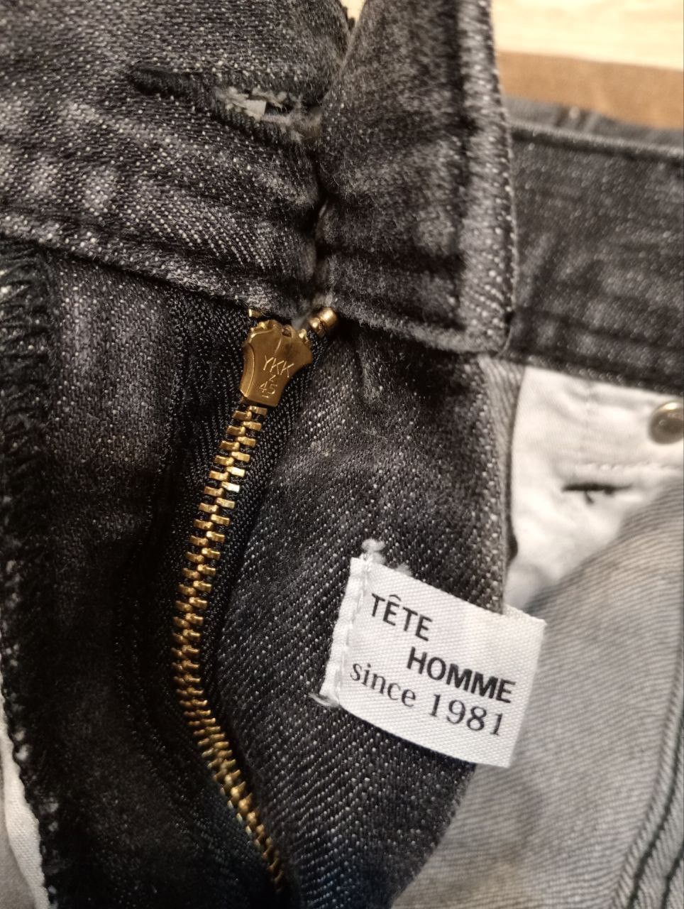 Tete Homme TETE HOMME ISSEY MIYAKE DENIM JEANS Size US 34 / EU 50 - 8 Thumbnail