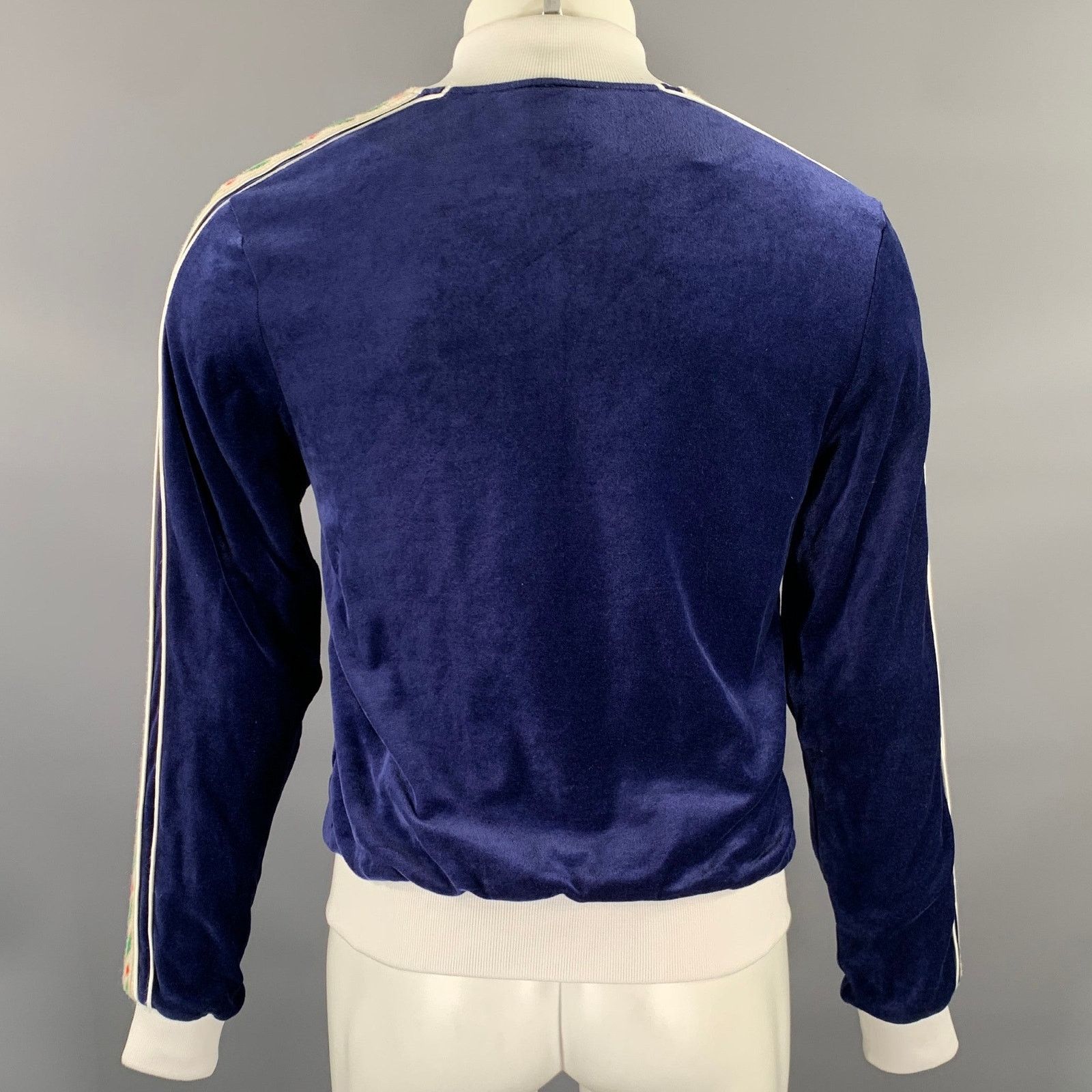 Casablanca CASABLANCA Size S Navy Cotton Blend Track Jacket Size US S / EU 44-46 / 1 - 4 Thumbnail