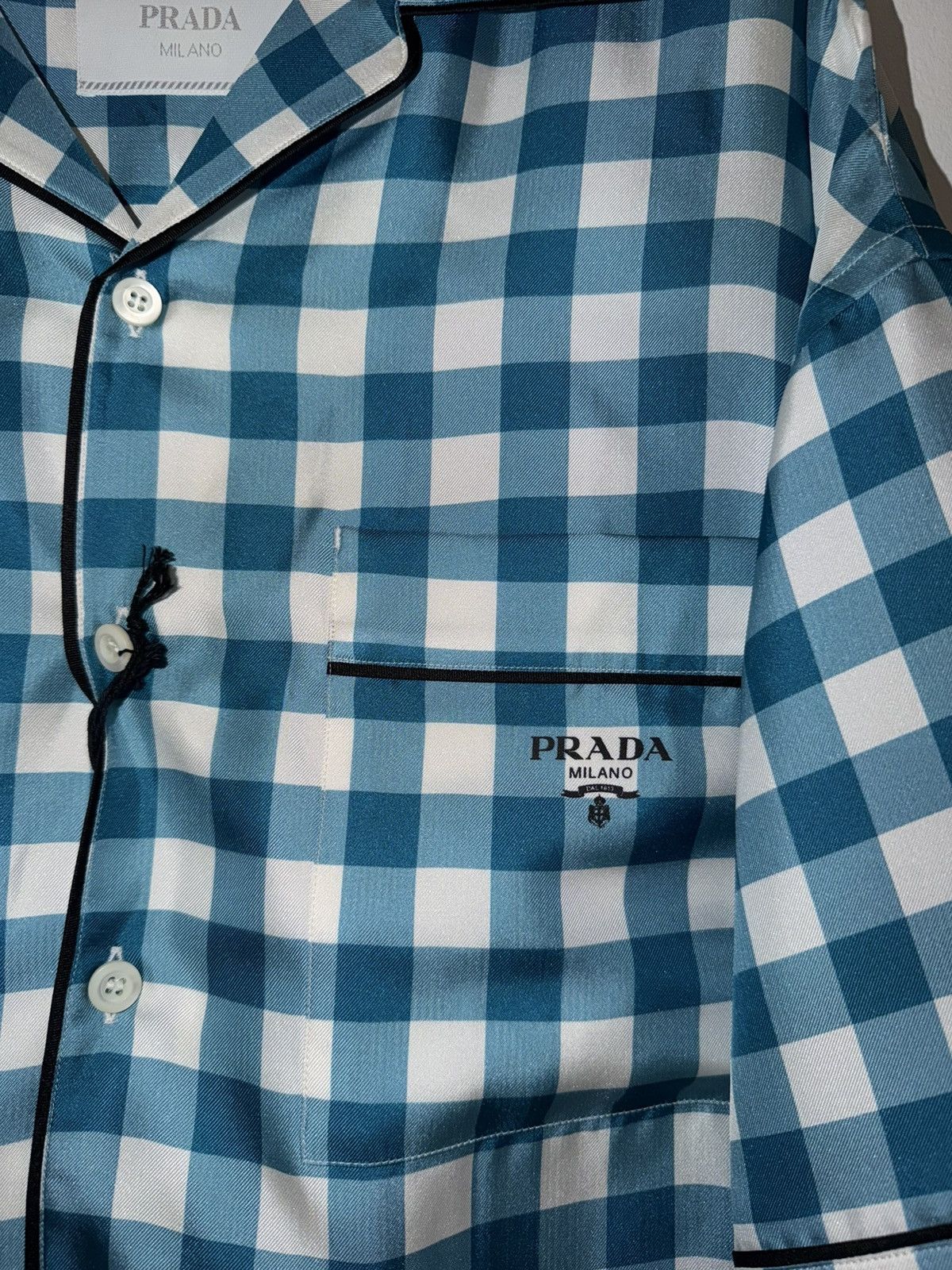 Prada Prada silk shirt Size US XL / EU 56 / 4 - 5 Thumbnail