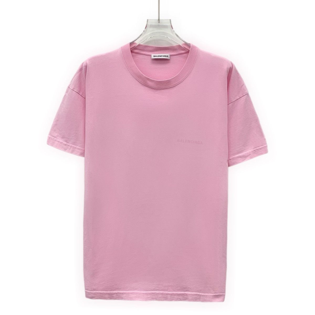 Balenciaga Balenciaga Pink Letter Print Short Sleeve T-shirt K26WX Size M / US 6-8 / IT 42-44 - 1 Thumbnail