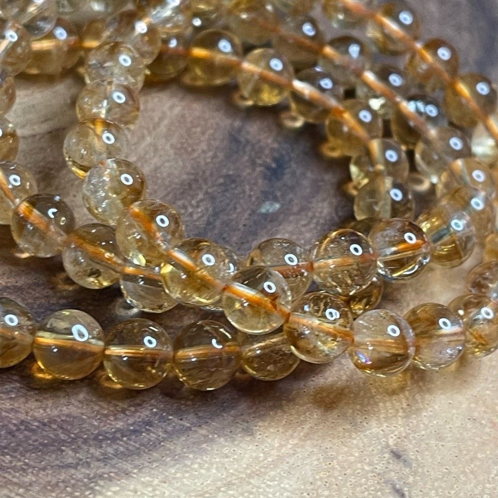 Other Citrine beaded stretch bracelet ONE NEW reiki meditation cry Size ONE SIZE - 4 Thumbnail