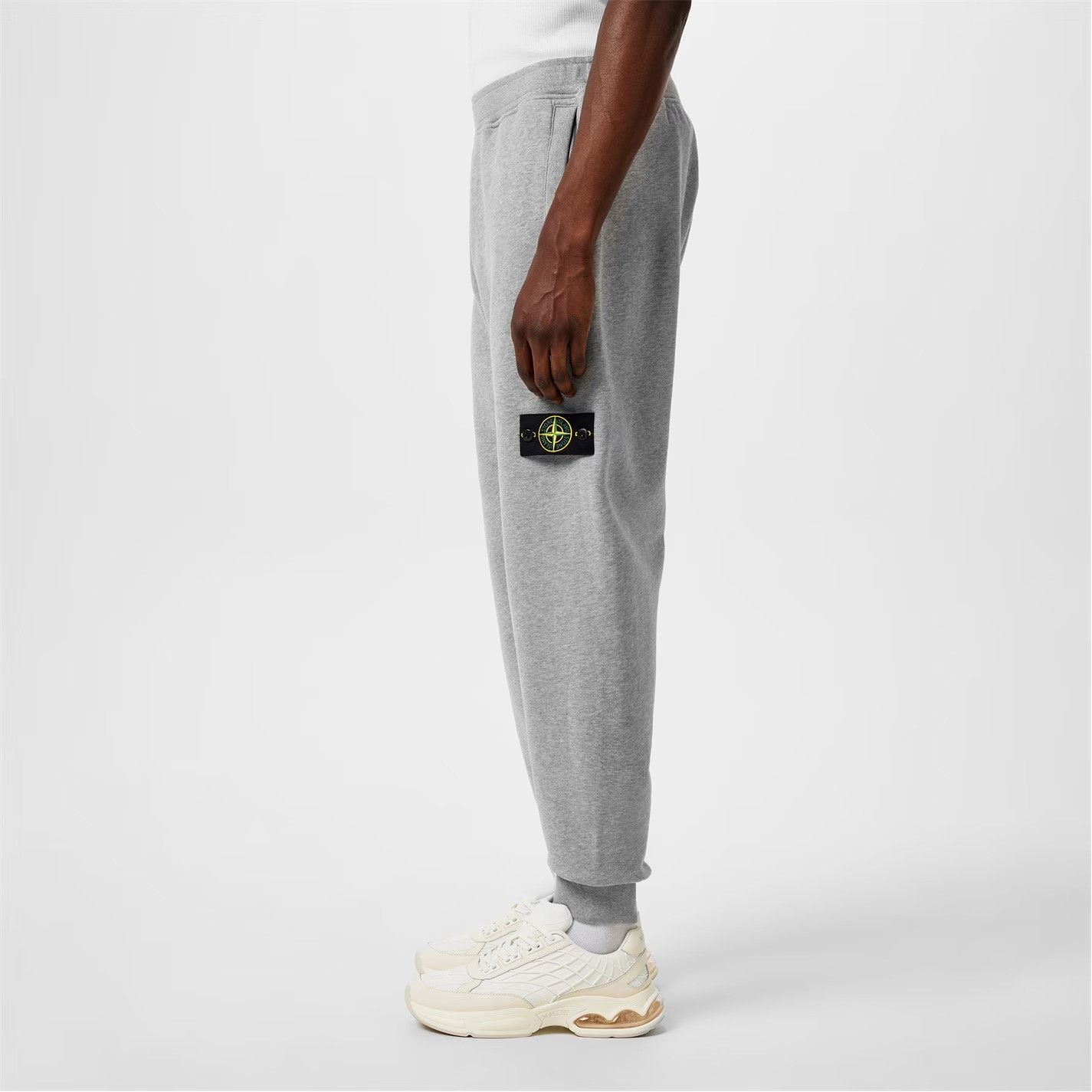 Stone Island o1g2r1mq0526 Heavyweight Fleece Jogging Pants in Grey Size US 38 / EU 54 - 2 Thumbnail