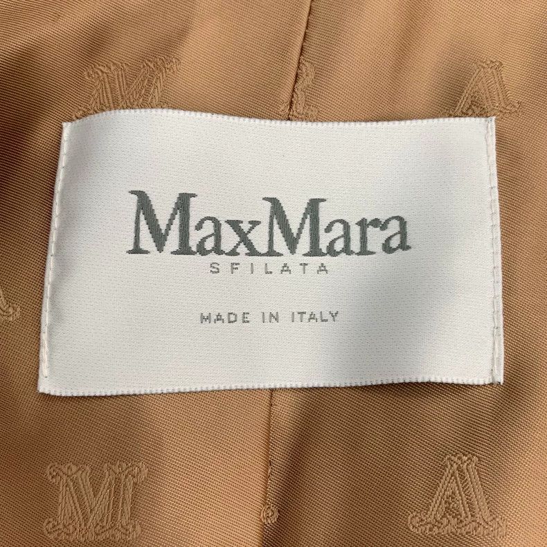 Max Mara Max Mara Brown camel hair lapel double-breasted puff sleev Size S / US 4 / IT 40 - 5 Thumbnail