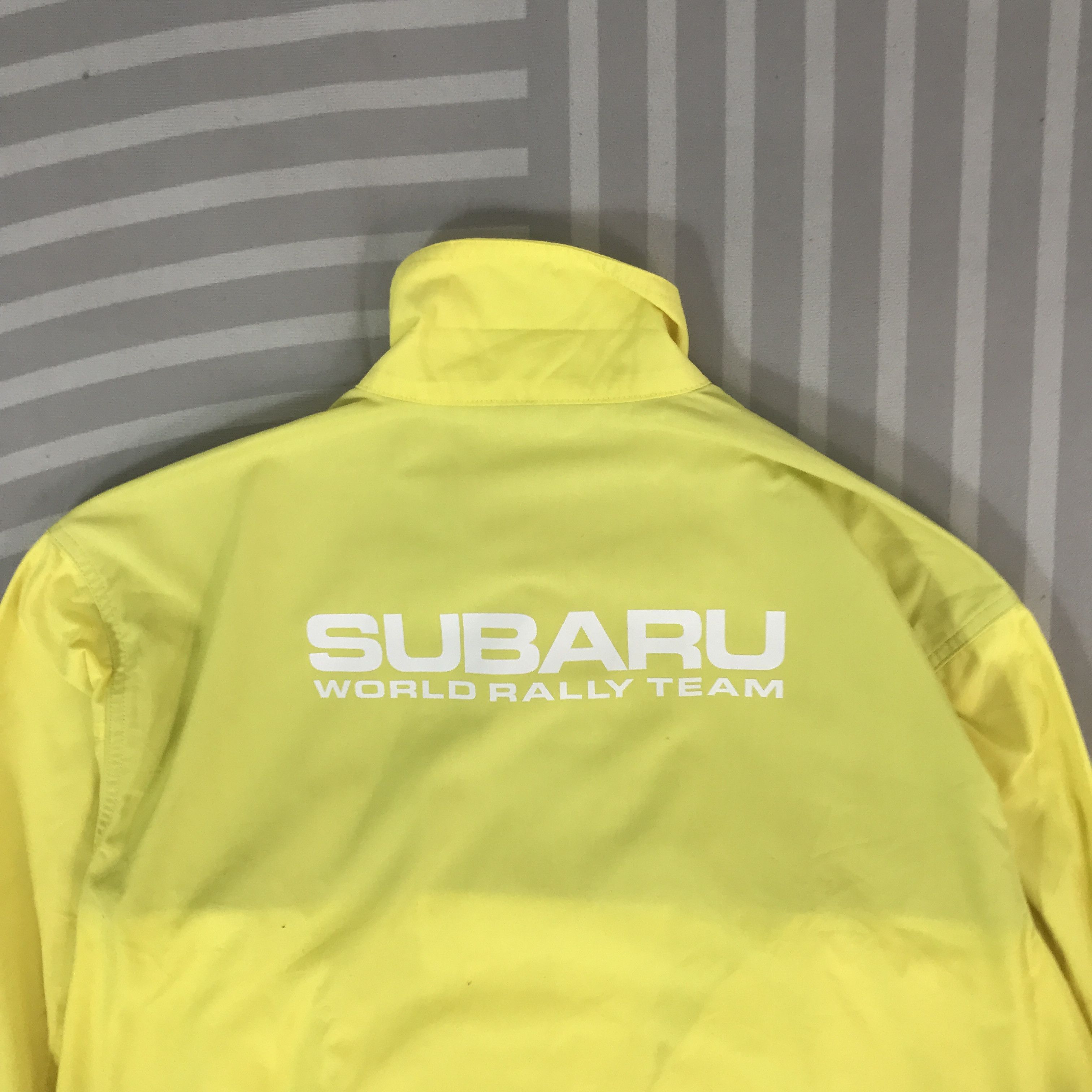 Japanese Brand Vintage Subaru Racing yellow uniform jacket Size US L / EU 52-54 / 3 - 4 Thumbnail