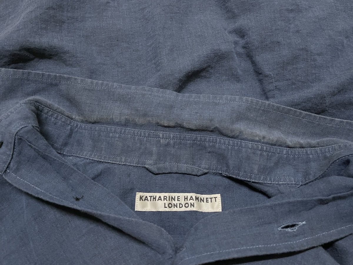 Katharine Hamnett London Katharine Hamnett Linen Shirt Size US L / EU 52-54 / 3 - 17 Thumbnail