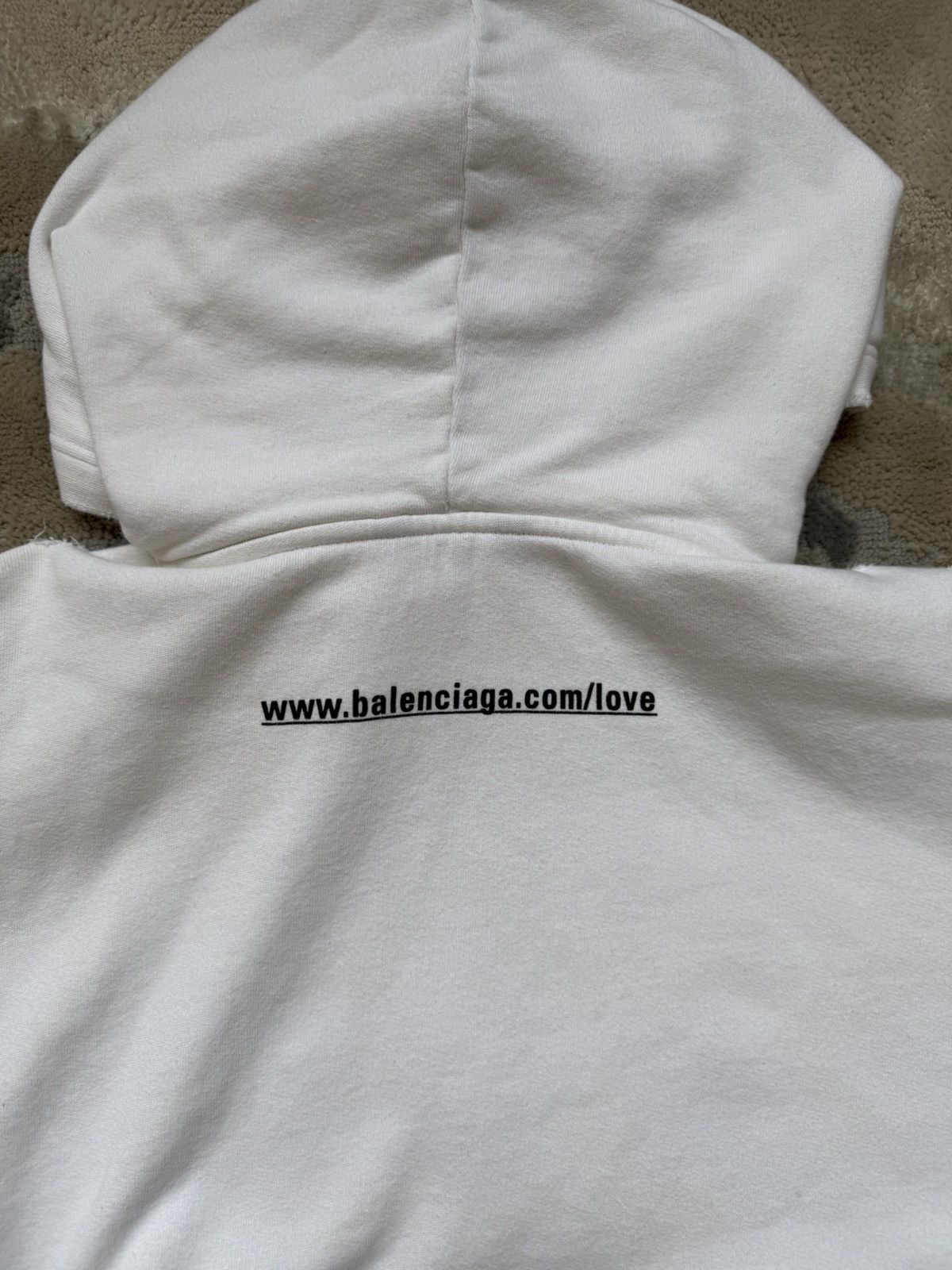 Balenciaga Balenciaga 2020 Valentines Day Exclusive “I❤️U” Hoodie Size US XS / EU 42 / 0 - 4 Thumbnail