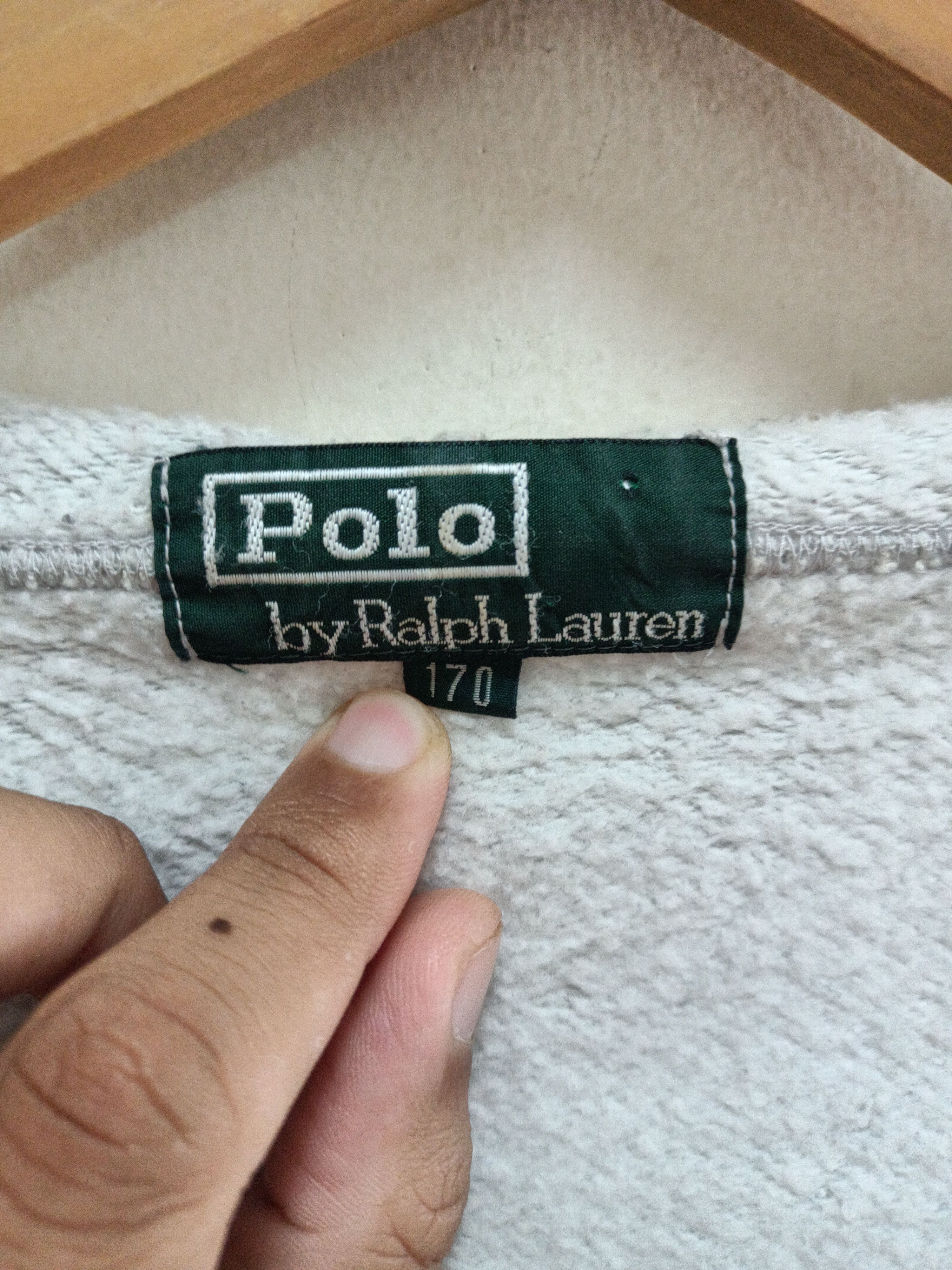 Polo Ralph Lauren Vintage Polo Ralph Lauren distress hoodie Size US M / EU 48-50 / 2 - 4 Thumbnail