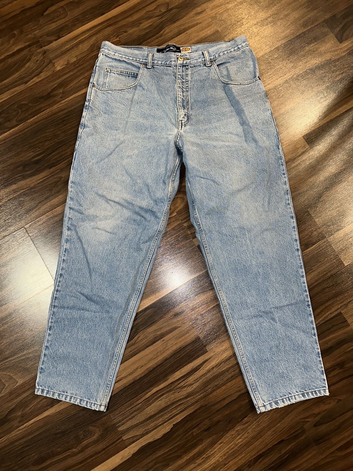 Anchor Blue × Vintage Vtg Y2K Anchor Blue LOOSE Baggy Rave Jean Pants W38 Size US 38 / EU 54 - 4 Thumbnail