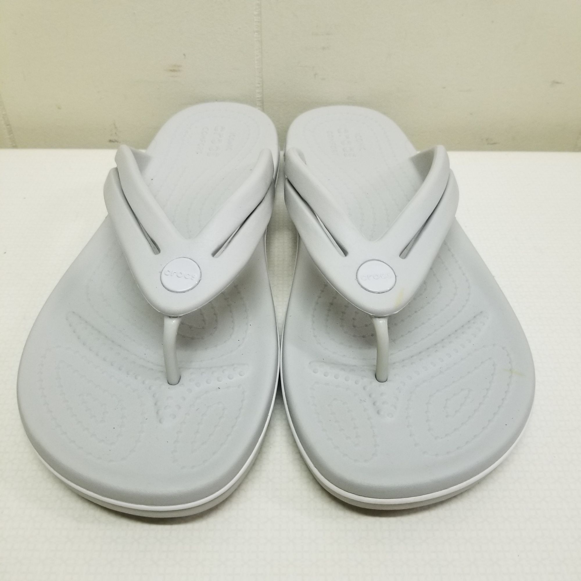 Crocs Crocs 11 Gray Thong Sandals REALLY SEXI FLIP Flops Rubber Ic Size US 11 / IT 41 - 2 Thumbnail
