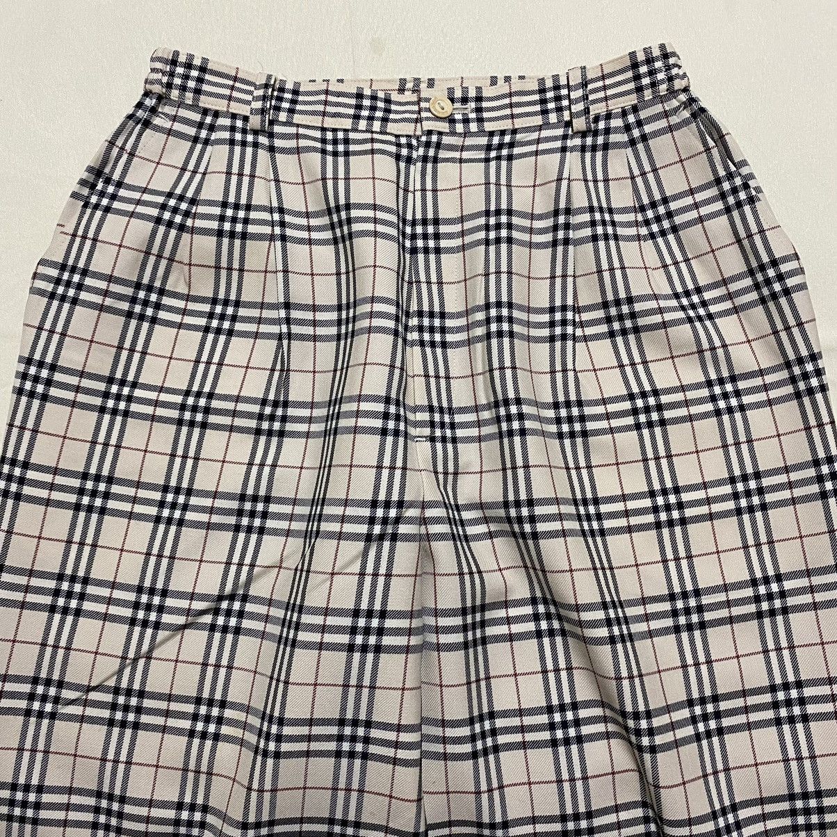 Burberry × Vintage Vintage Y2k Burberry Golf Womens Check Nova Trousers Pants Size 27" / US 4 / IT 40 - 2 Thumbnail