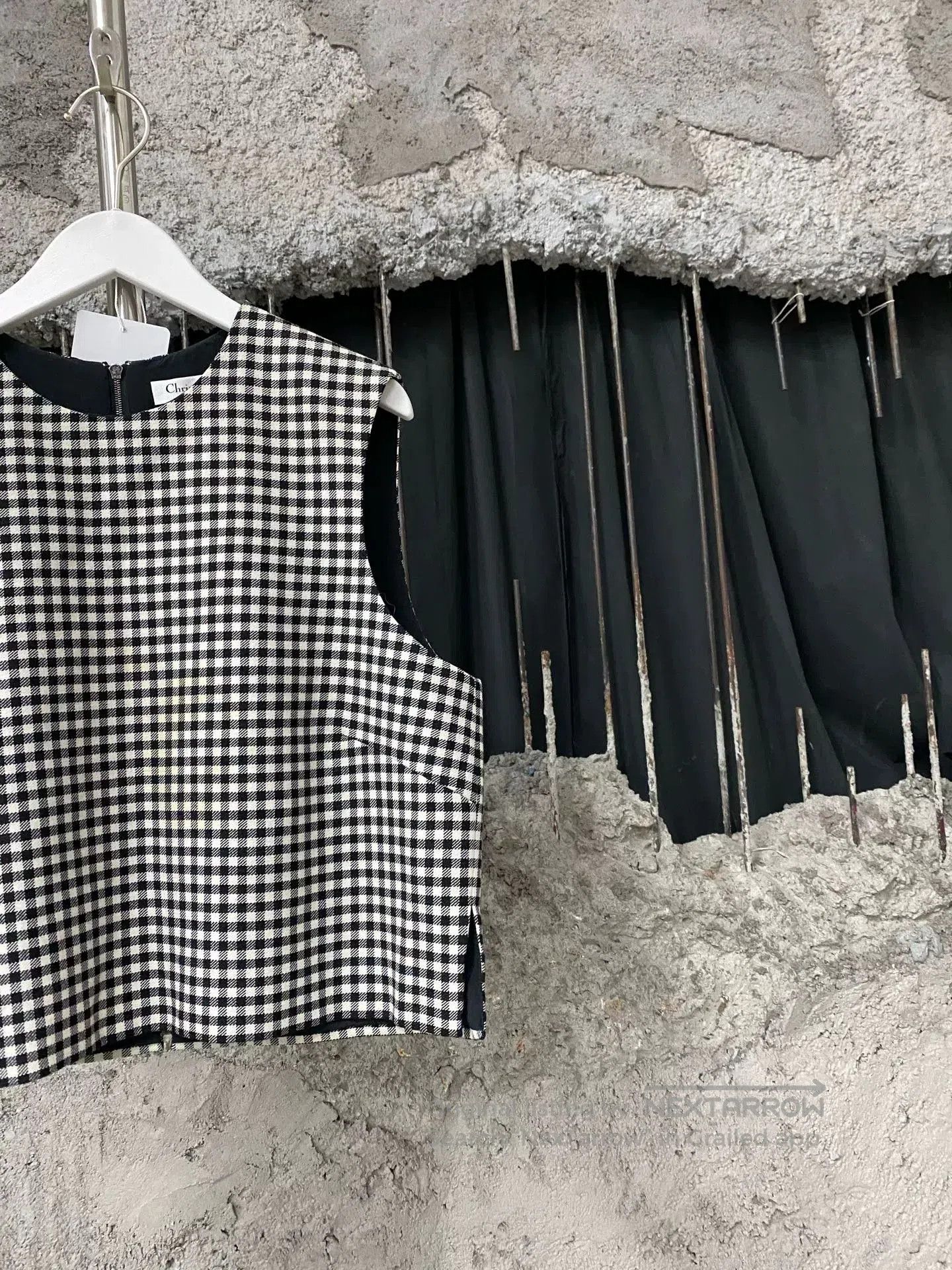 Dior black and white checkered vest by Dior. Size US M / EU 48-50 / 2 - 4 Thumbnail