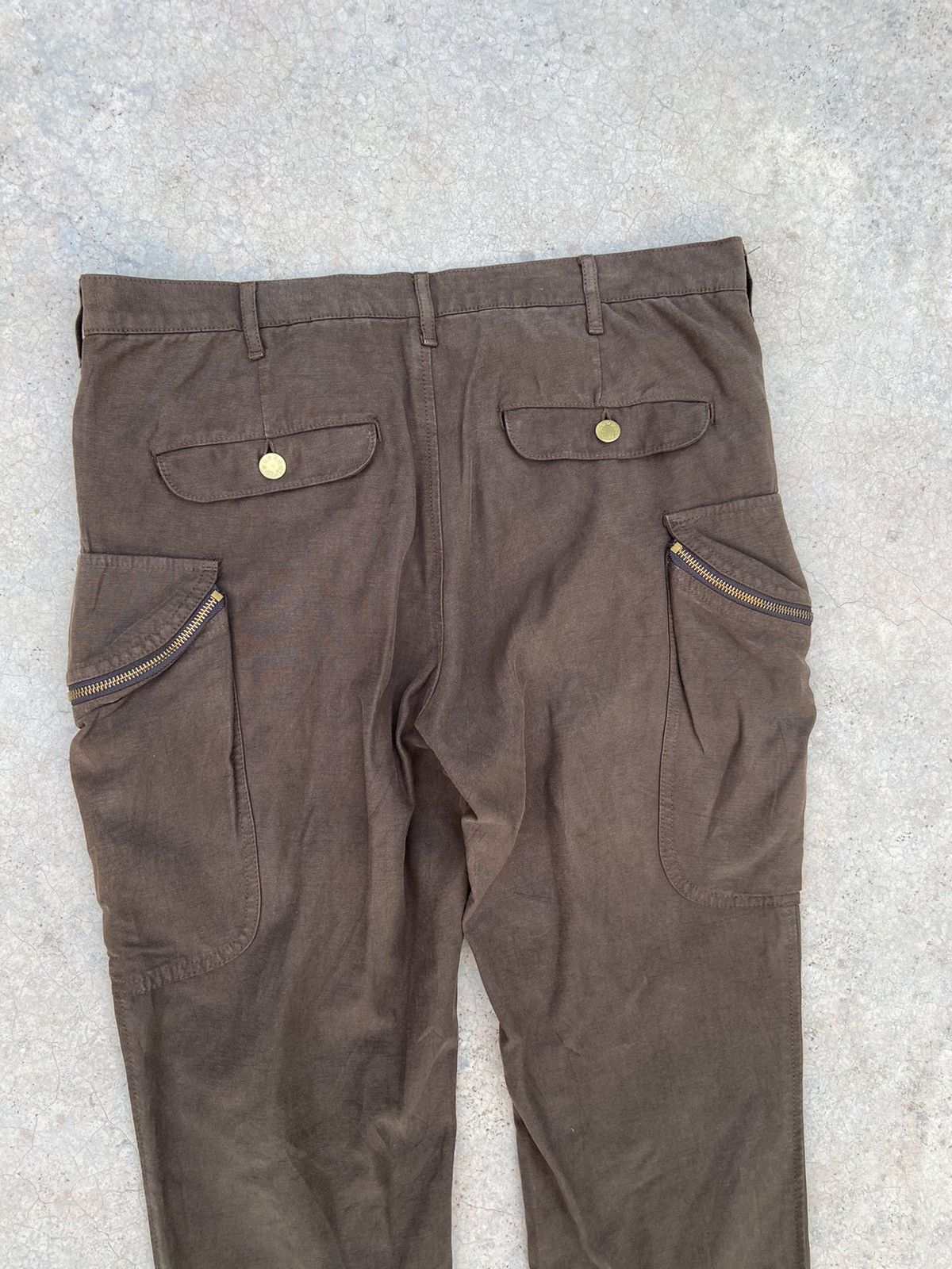 Japanese Brand Takeo kikuchi cargo pants sun faded Size US 34 / EU 50 - 5 Thumbnail