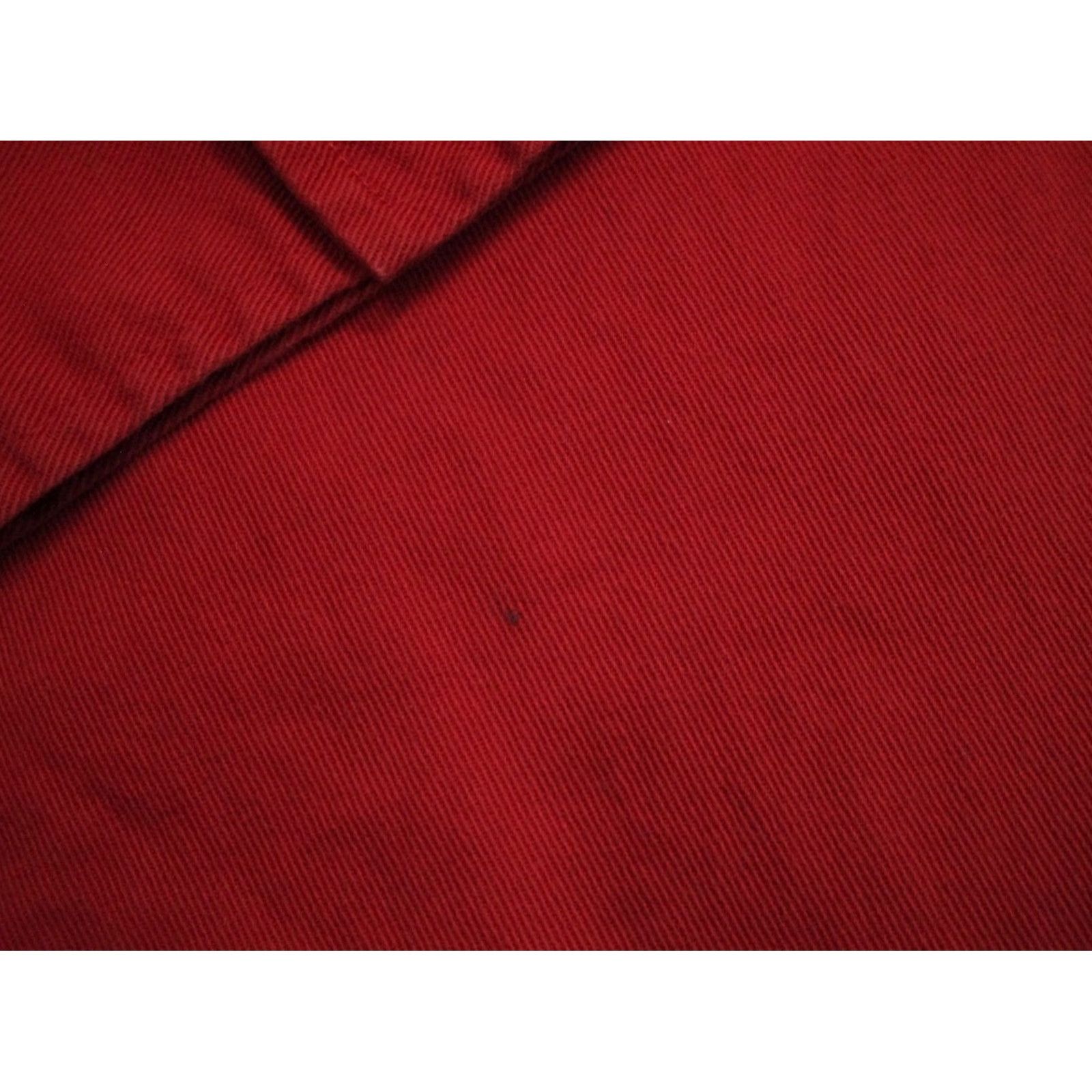 Marlboro Marlboro Shirt Men Large Red Western Pearl Snap Long Sleeve Denim 90s Vintage Shirt Mens Red Pearl Snap Denim 90s Western Marlboro Size US L / EU 52-54 / 3 - 3 Thumbnail
