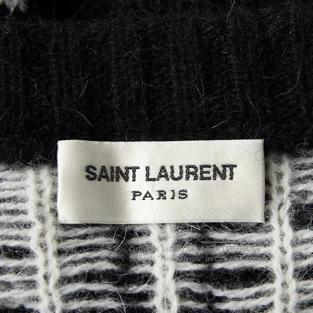 Saint Laurent Paris Saint Laurent Men's Zigzag Knit Sweater. Size US M / EU 48-50 / 2 - 6 Thumbnail