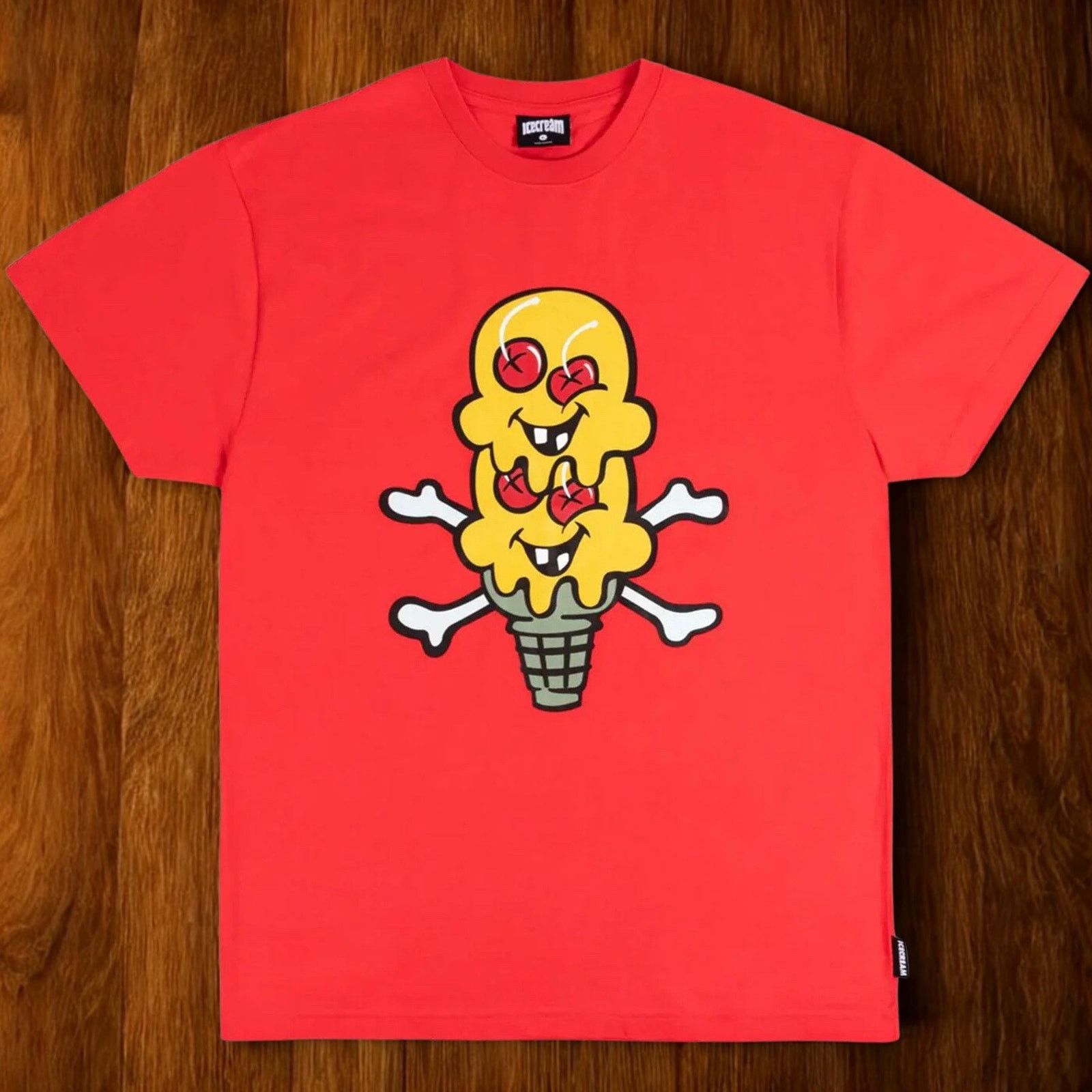 Icecream ICECREAM Billionaire Boys Club Two Scoops Tee Tomato Sz M Size US M / EU 48-50 / 2 - 1 Thumbnail