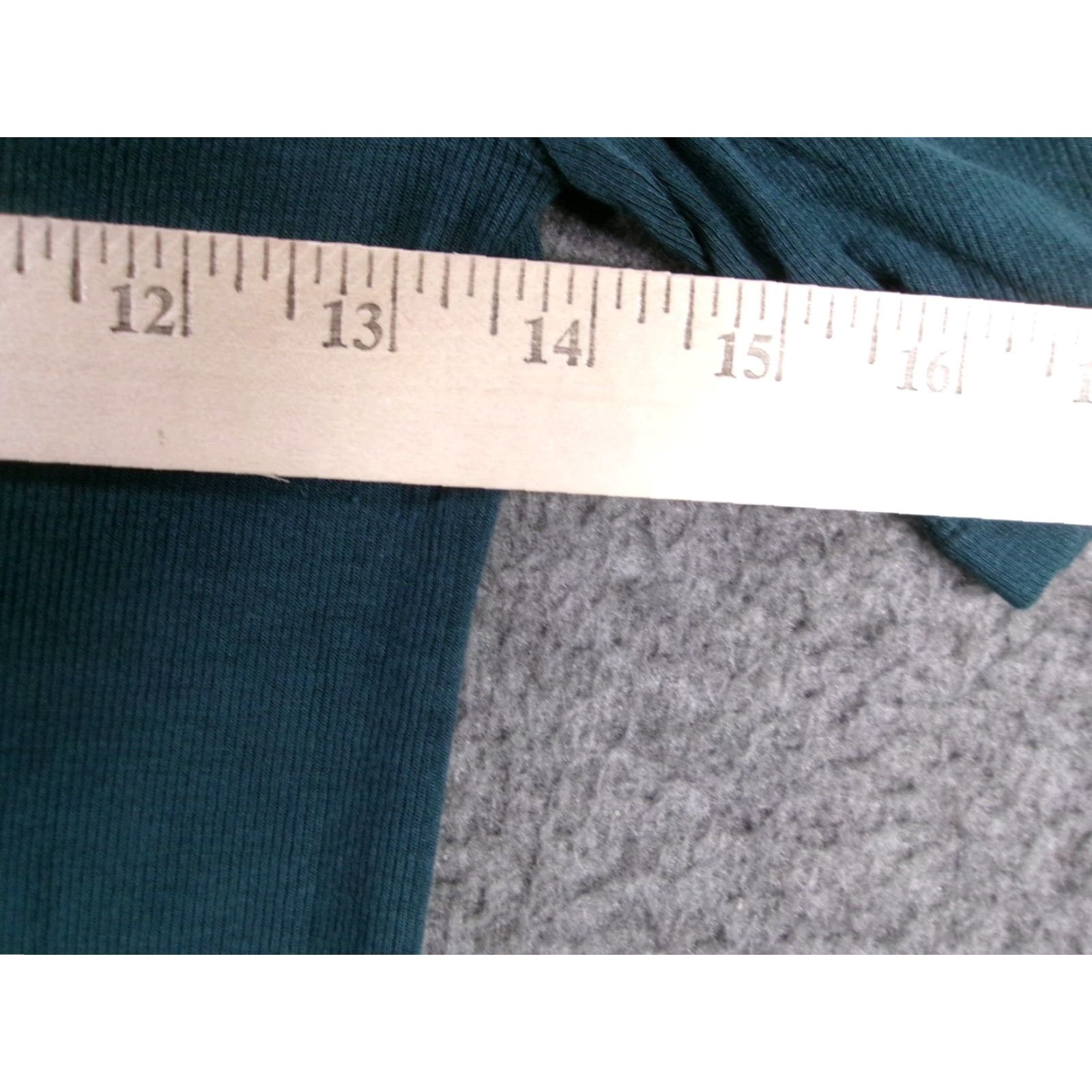 Vintage Universal Standard Dress Womens 3XS Ribbed Short Sleeve Tunic Modal Fitted Teal Size 26" / US 2 / IT 38 - 3 Thumbnail