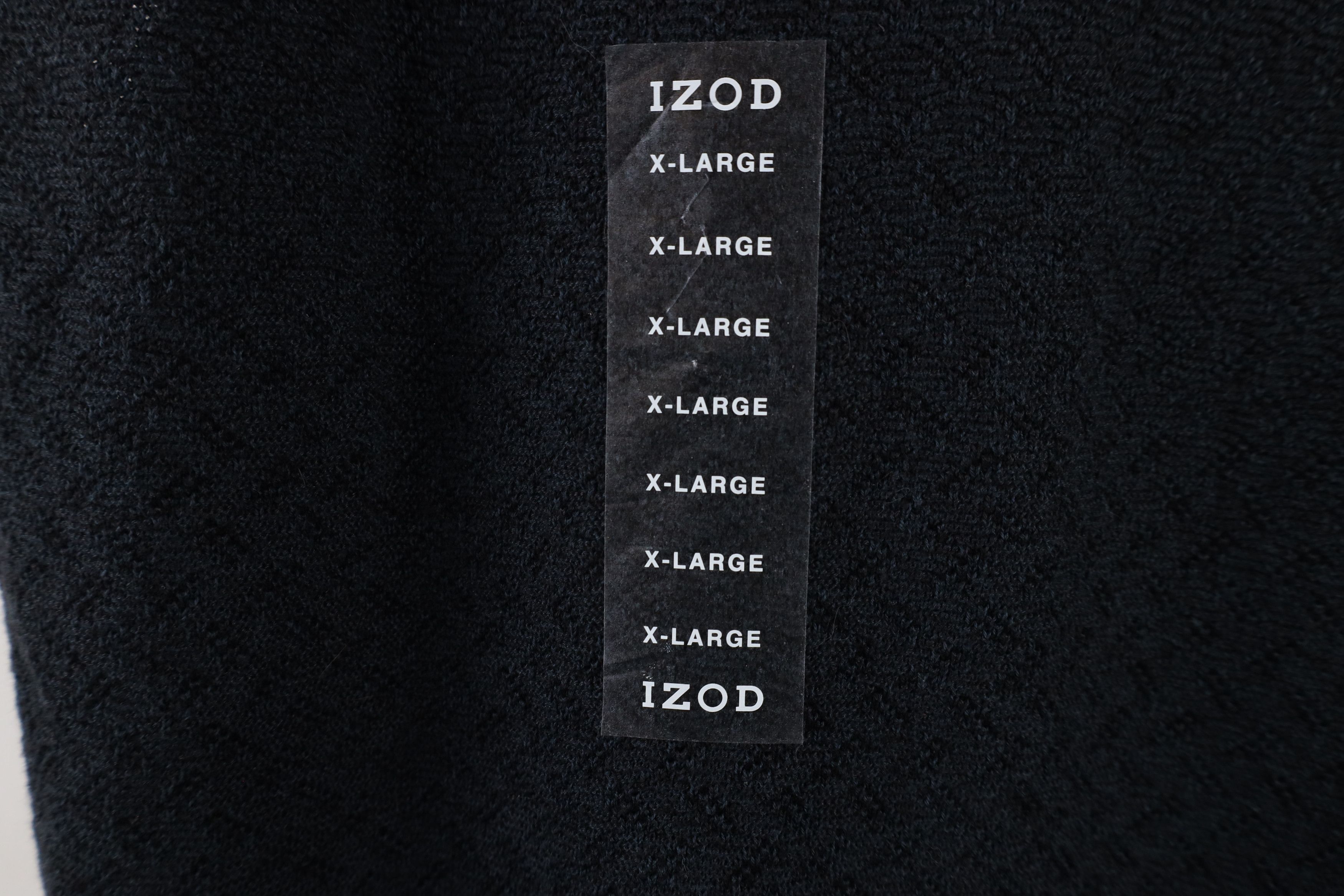 Izod × Vintage Deadstock Vintage Izod Golf Textured V-Neck Sweater Vest Size US XL / EU 56 / 4 - 4 Thumbnail