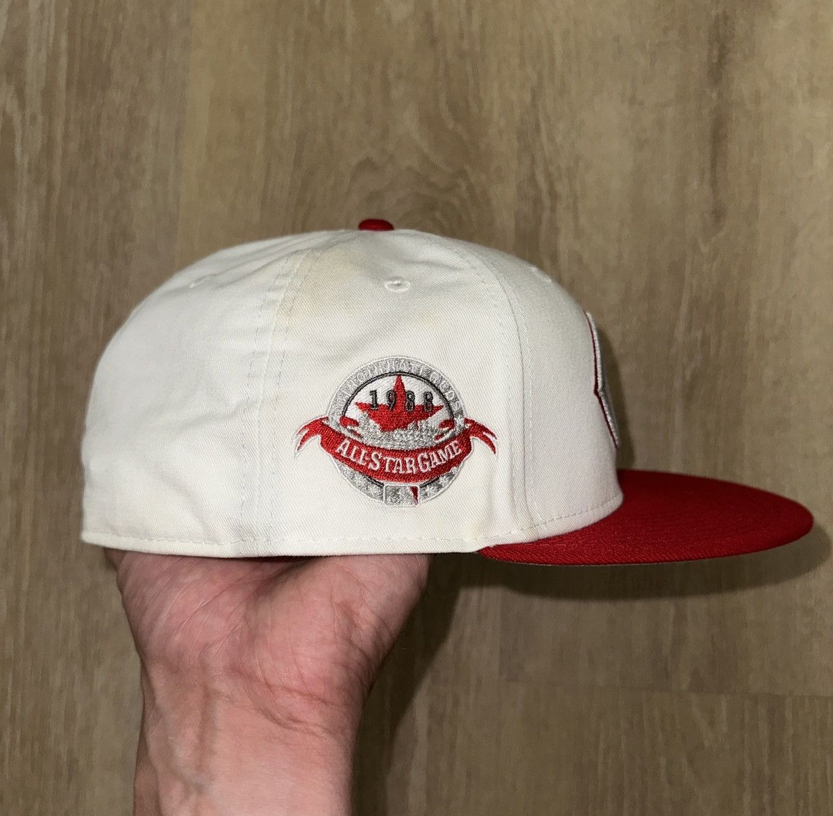 New Era Cincinatti Reds 1988 All Star Game Patch New Era Fitted Hat Size ONE SIZE - 4 Thumbnail