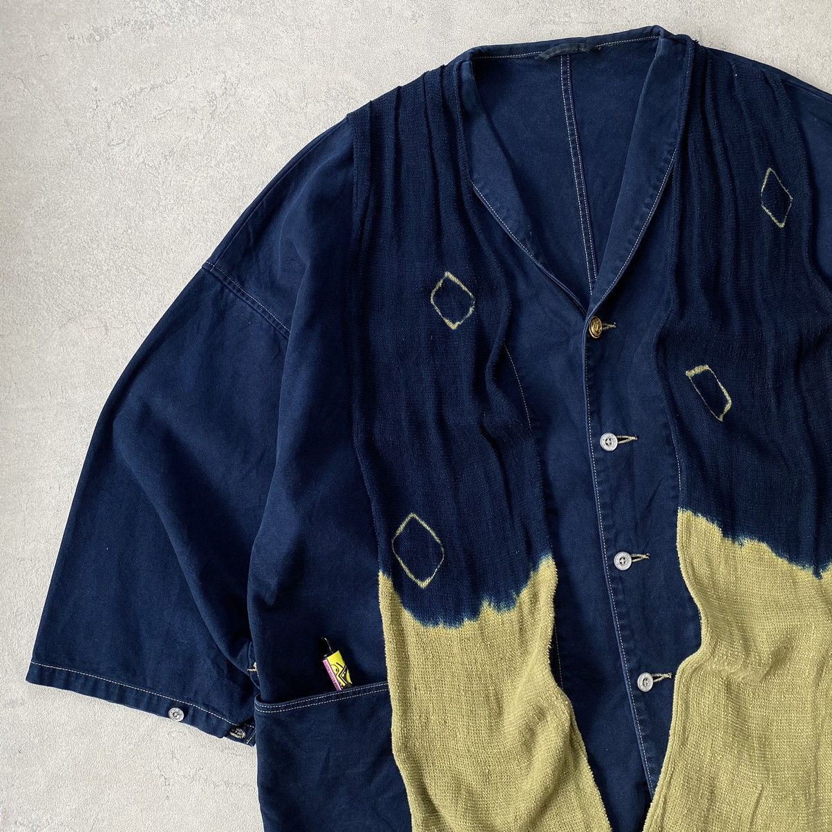 Kapital RARE Kapital USN WW2 Denim Navy Shawl Collar Jacket Size US L / EU 52-54 / 3 - 5 Thumbnail