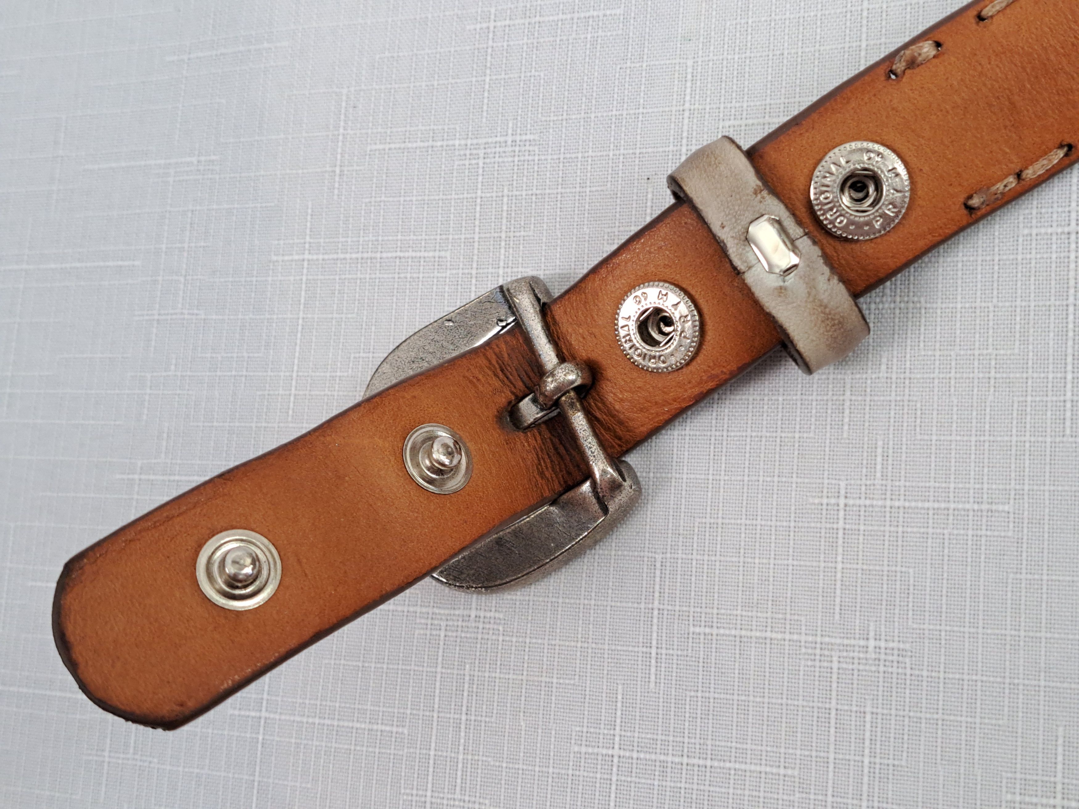 Other Reptile's House leather belt. Made in Italy. Size ONE SIZE - 9 Thumbnail