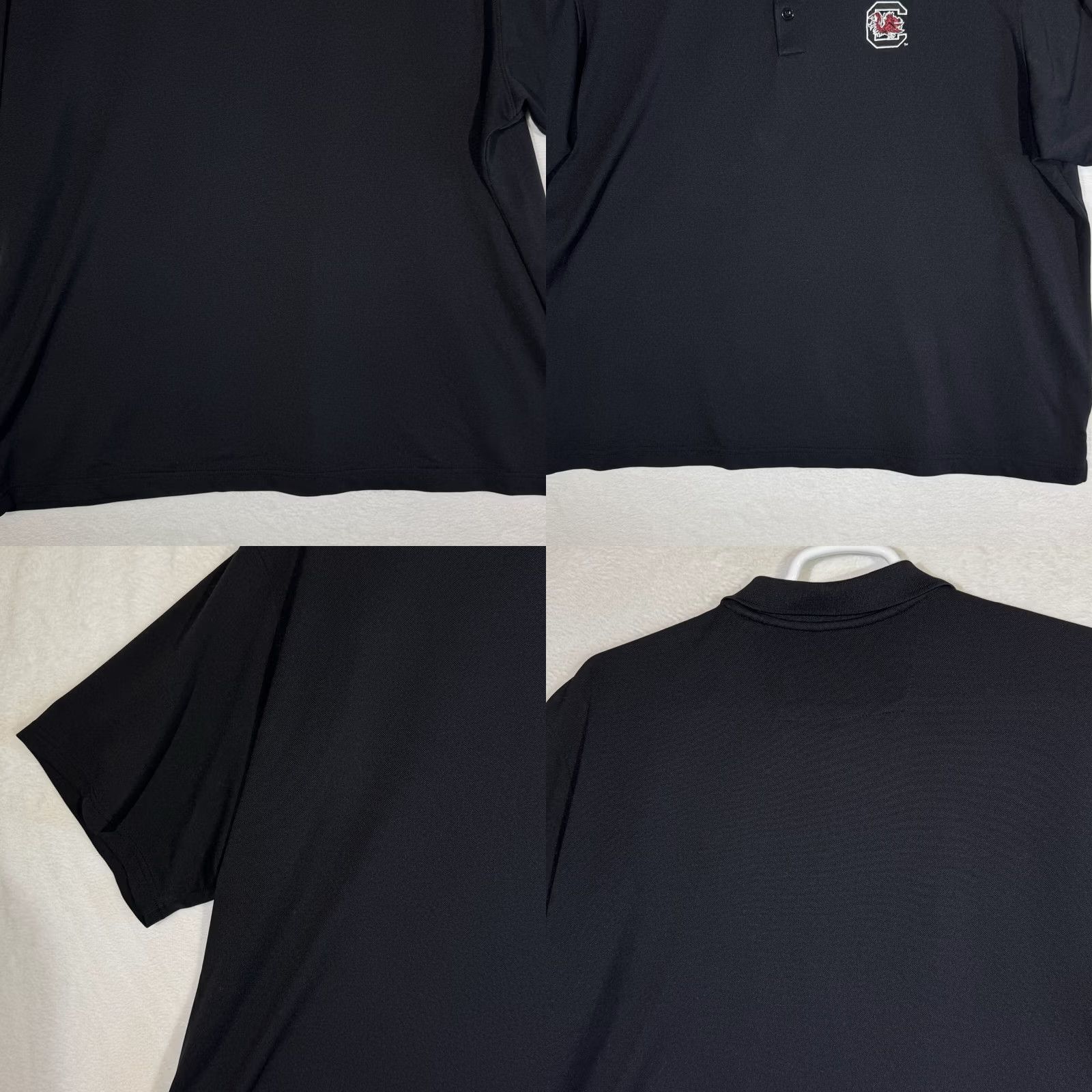 Vintage Antigua Polo Shirt 2XL Black Short Sleeve Collared Golf Performance shirt Men Size US XXL / EU 58 / 5 - 8 Thumbnail