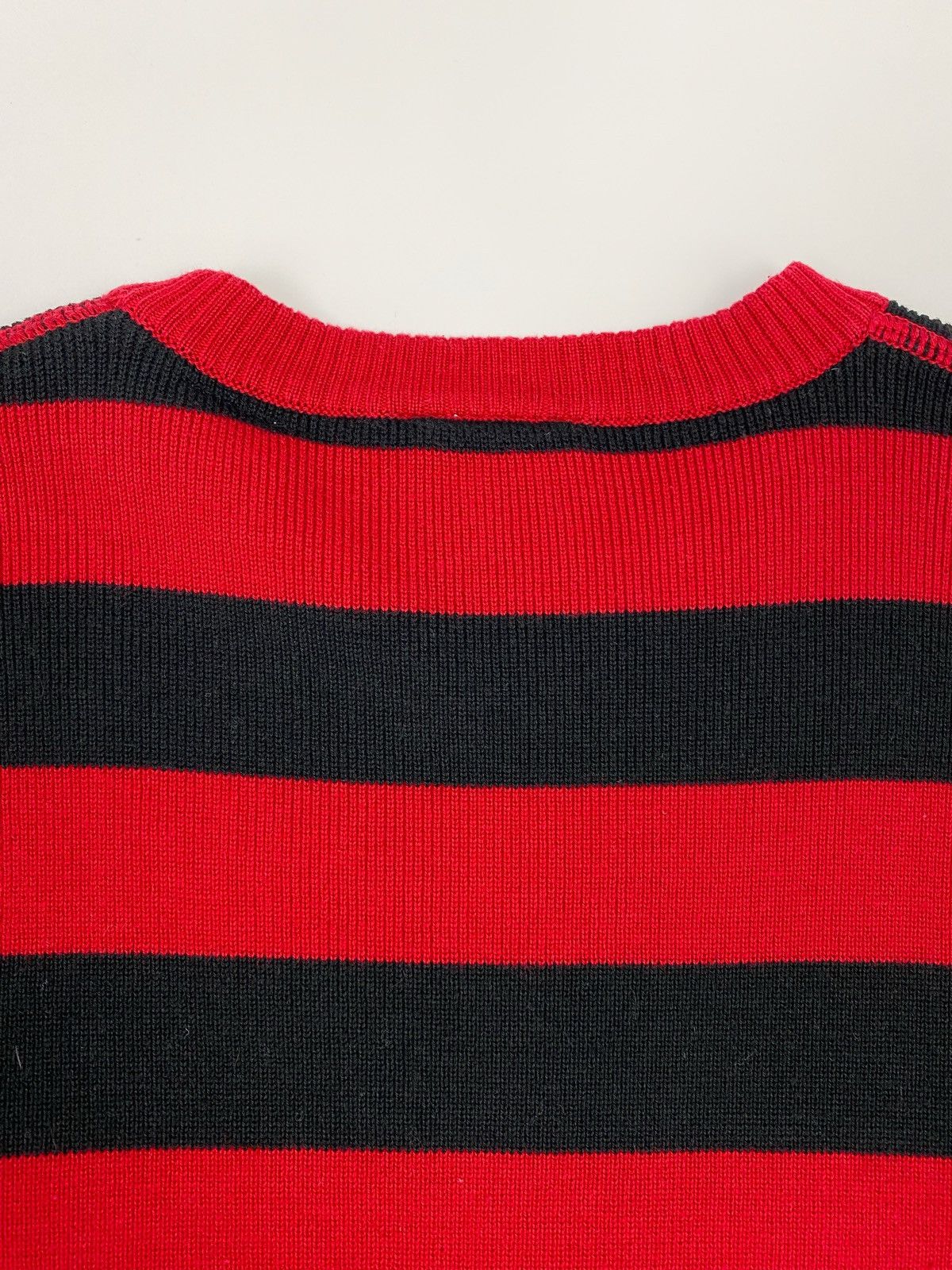 Carhartt Y2K Vintage Carhartt Red Balck Striped Alt Sailor Sweater S Size S / US 4 / IT 40 - 7 Thumbnail