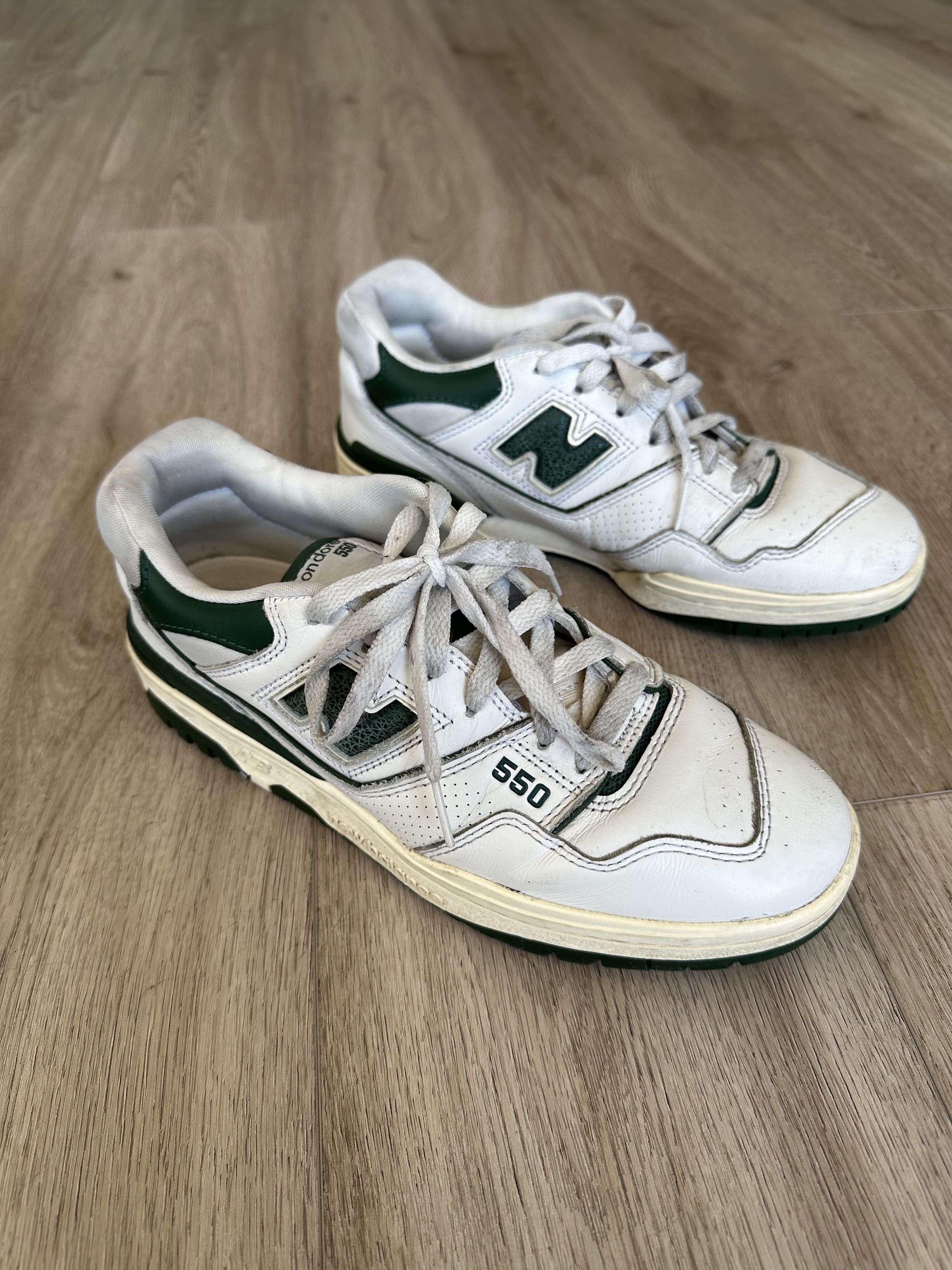 Aime Leon Dore × New Balance New Balance 550 Aime Leon Dore White Green (Size 8) Size US 8 / EU 41 - 1 Thumbnail