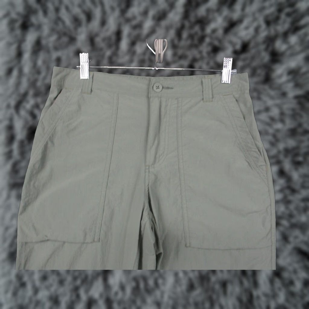 Vintage REI COOP Hiking Pants 30x31 Green Outdoor Cargo Nylon Mens Pants Regular Green Nylon Cargo 30x31 90s? Size US 30 / EU 46 - 1 Thumbnail