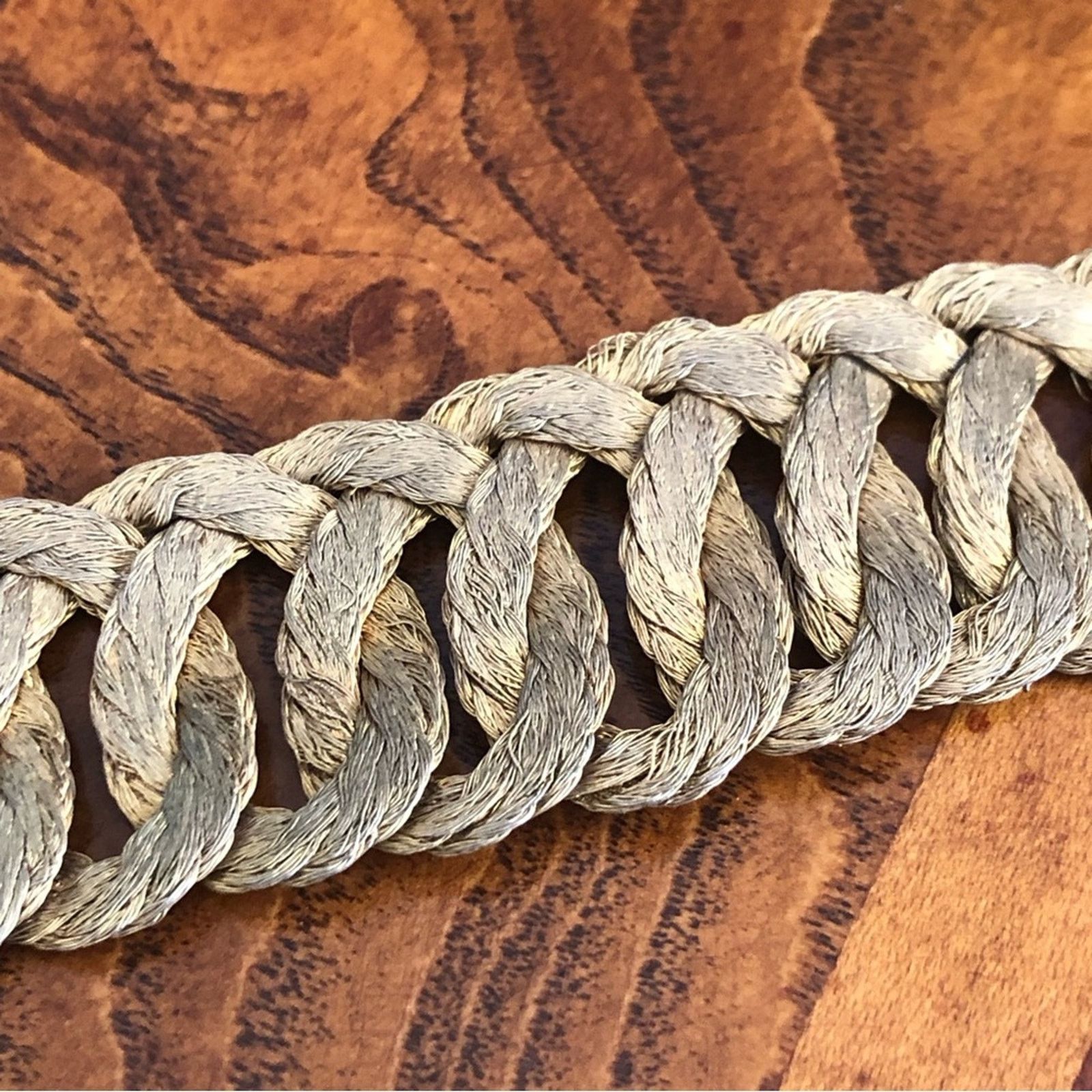 Vintage Vintage hand crafted braided gold strand bracelet Size ONE SIZE - 6 Thumbnail