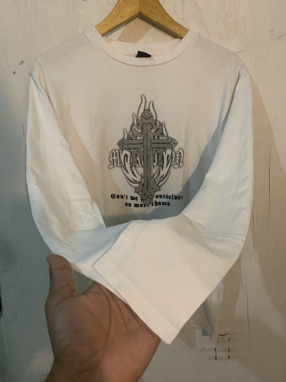 14th Addiction × If Six Was Nine × Yasuyuki Ishii Japanese poem Beaumere the burning cross Size US L / EU 52-54 / 3 - 4 Thumbnail