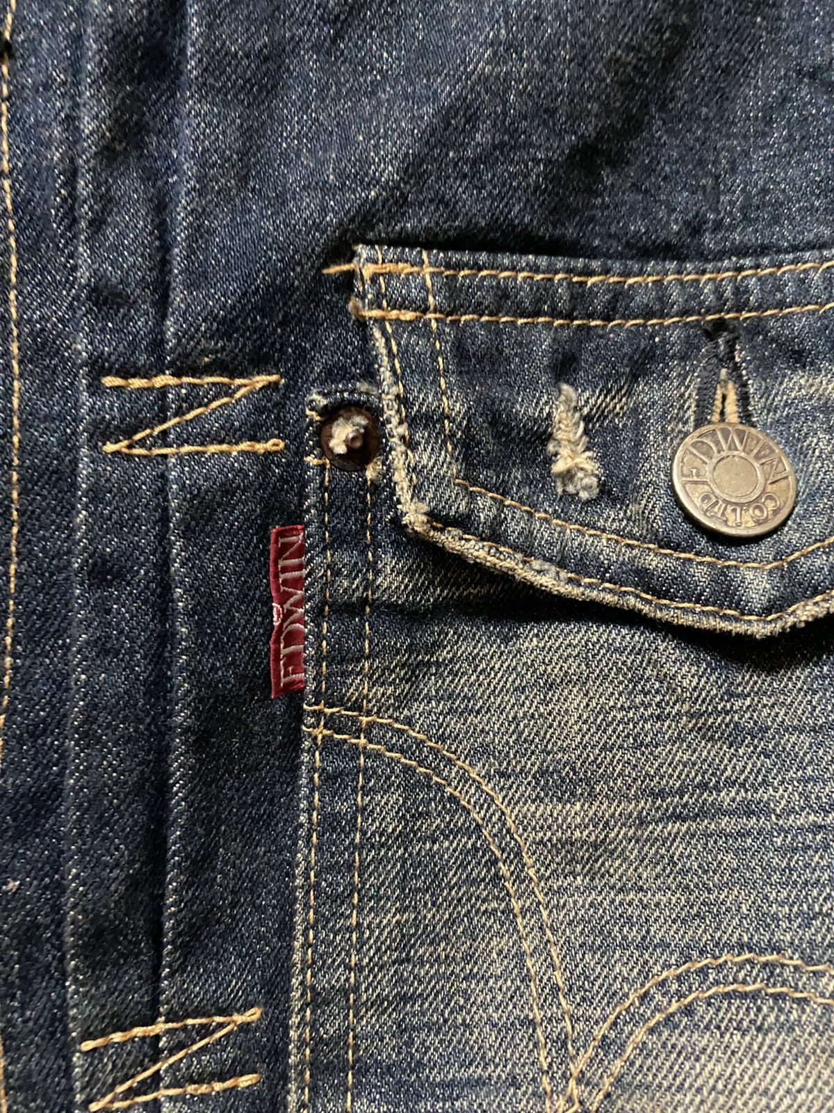 Edwin Edwin type 2 denim trucker jacket Size US M / EU 48-50 / 2 - 4 Thumbnail