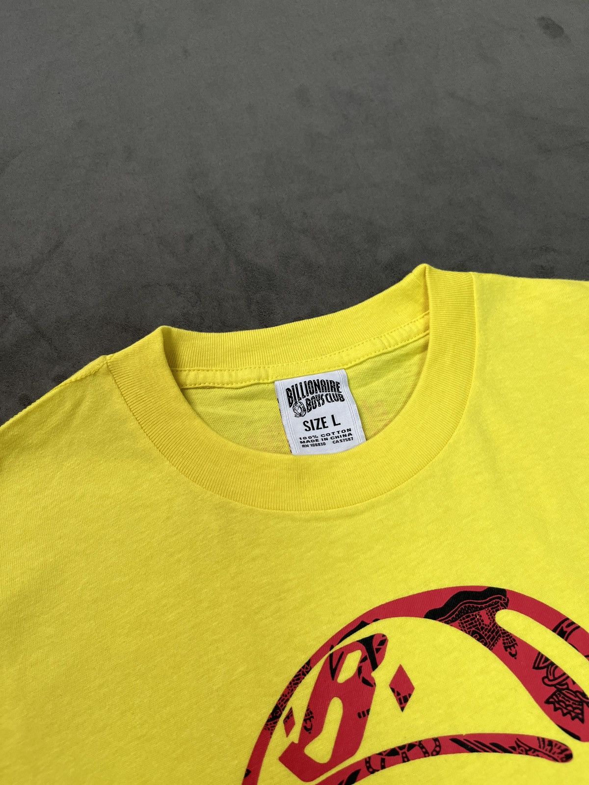 Billionaire Boys Club Rare Billionaire Boys Club BBC Pirates Print Yellow T-Shirt Size US L / EU 52-54 / 3 - 2 Thumbnail