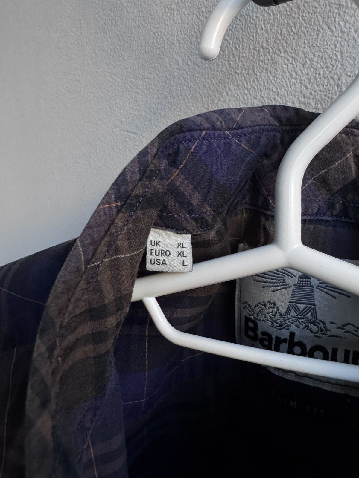 Barbour Barbour Highland Tartan Blue Plaid Flannel Regular Fit Shirt Size US XL / EU 56 / 4 - 9 Thumbnail