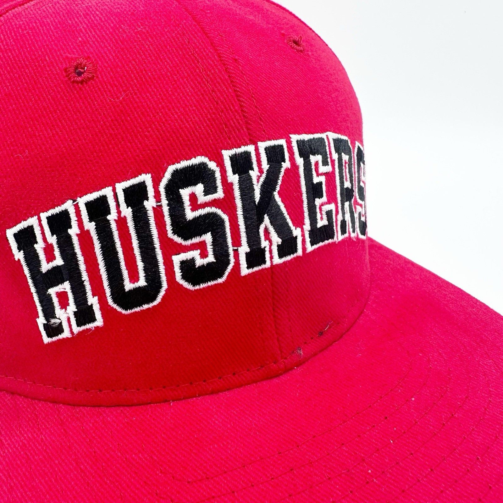 Champion × Vintage Vintage 90s Nebraska Cornhuskers NCAA Champion Red Snapback Size ONE SIZE - 3 Thumbnail