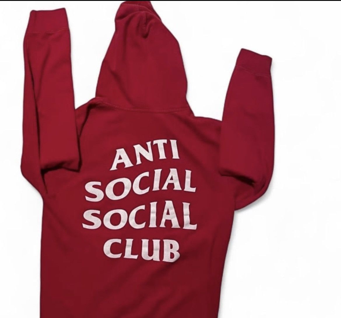 Anti Social Social Club Anti Social Social Club Red Hoodie Size US M / EU 48-50 / 2 - 6 Thumbnail